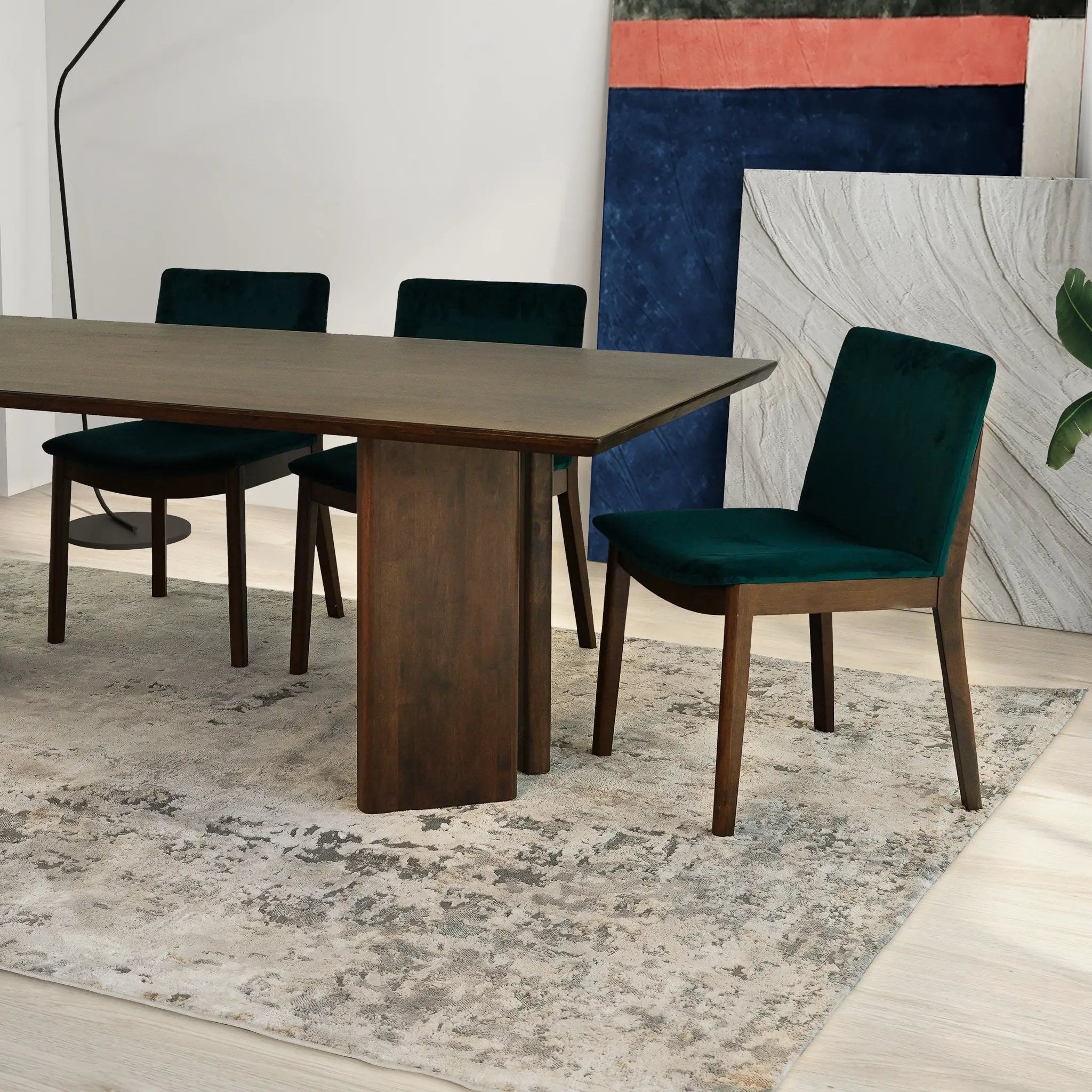 Paloma Dining Table and 4 Side Chairs by HouseOfZazla