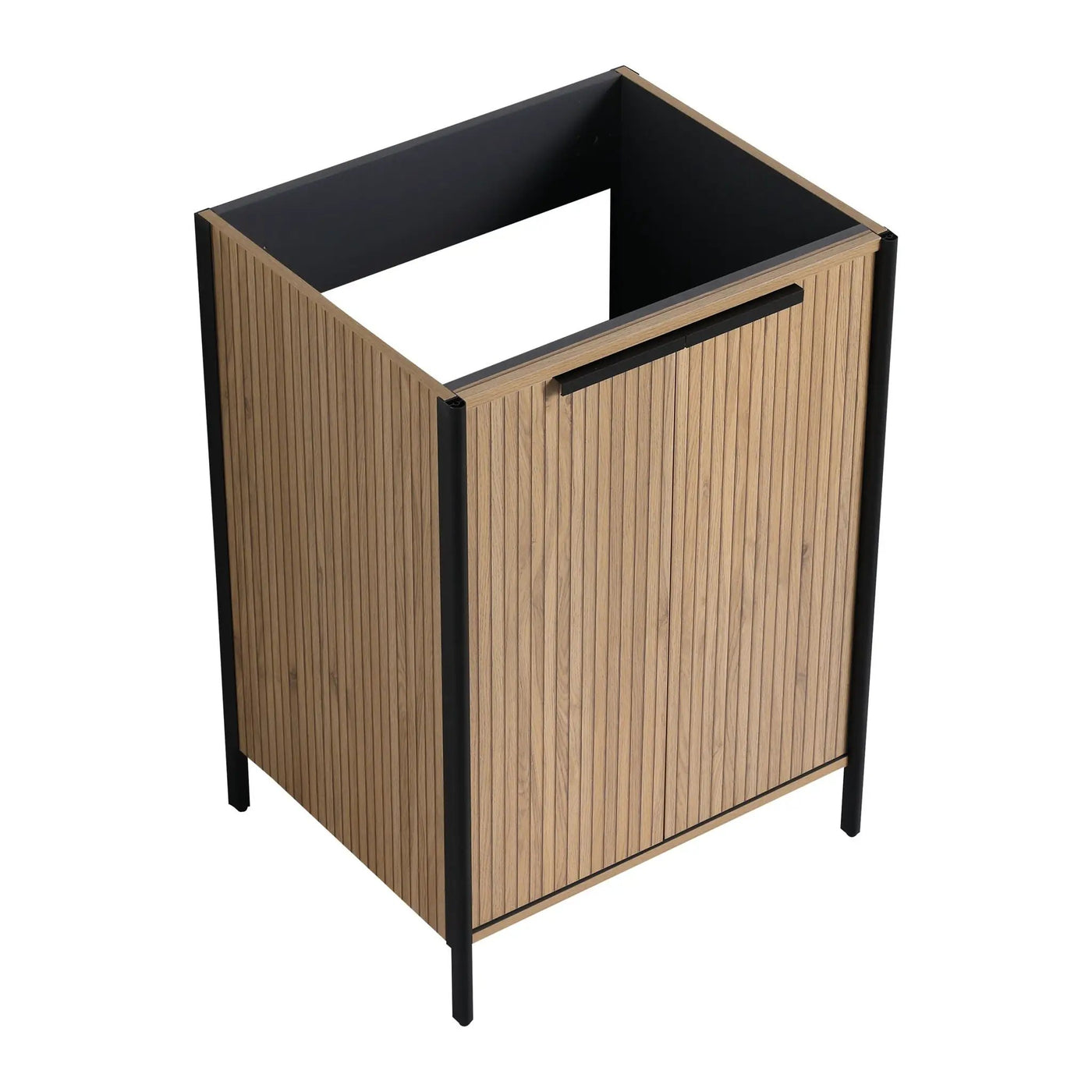 Contemporary Freestanding Bathroom Vanity With Adjustable Shelves by HouseOfZazla