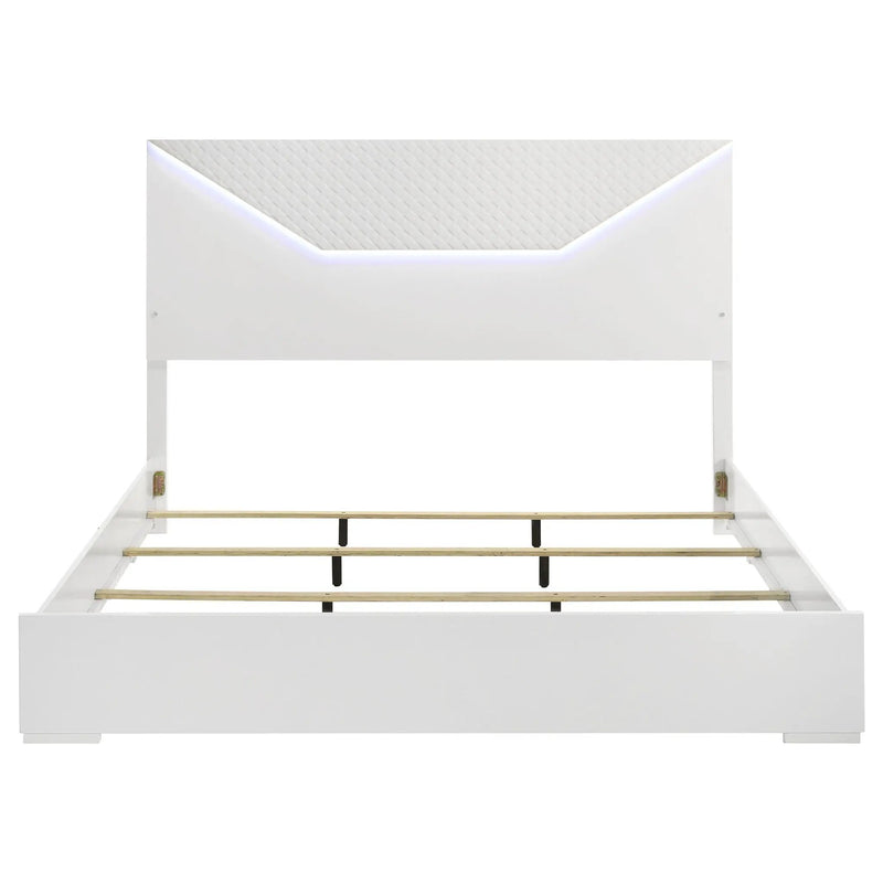 Pierce - Panel Bed LED Headboard by HouseOfZazla