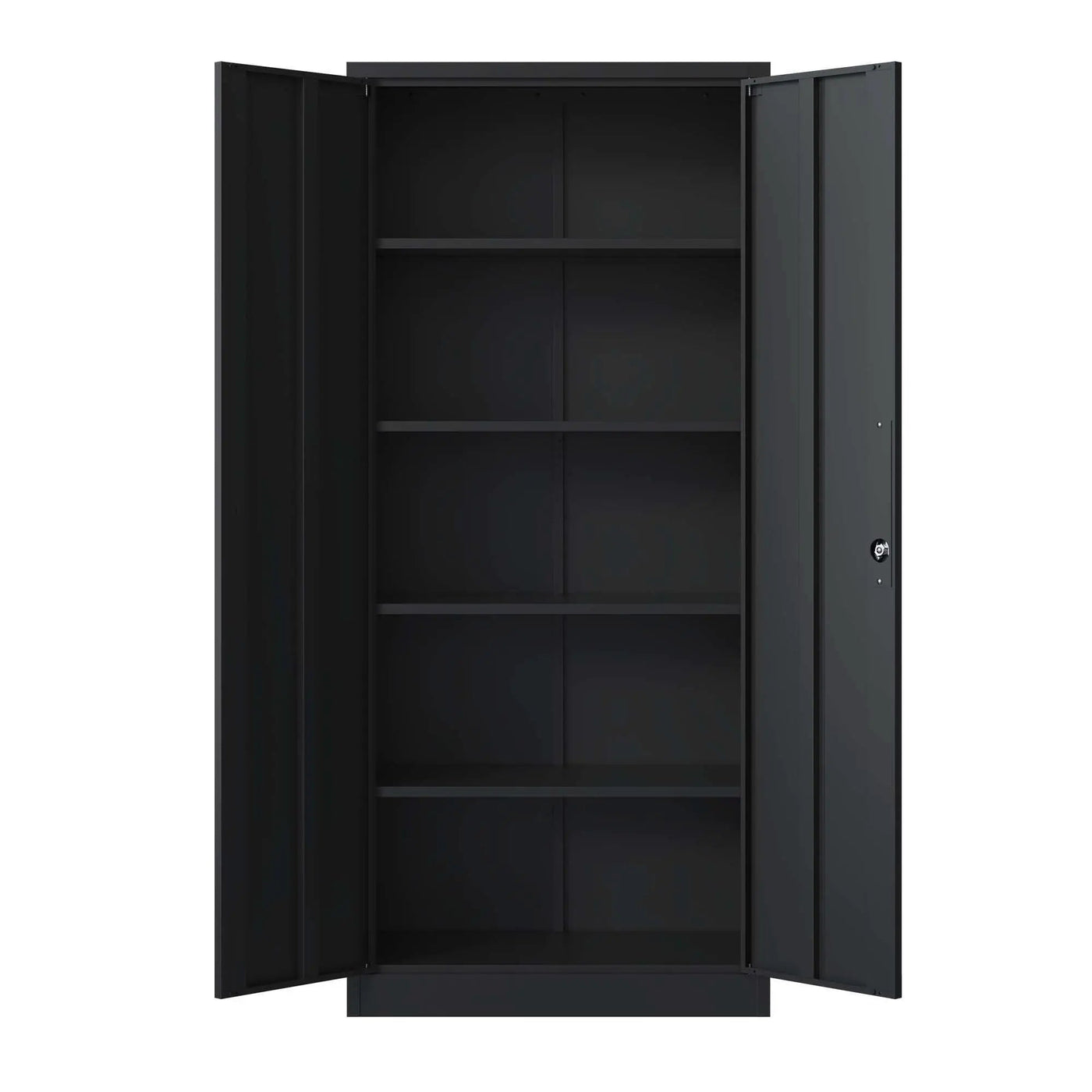 Heavy Metal Garage Storage Cabinet With Locking Doors, Steel, Adjustable Shelves by HouseOfZazla
