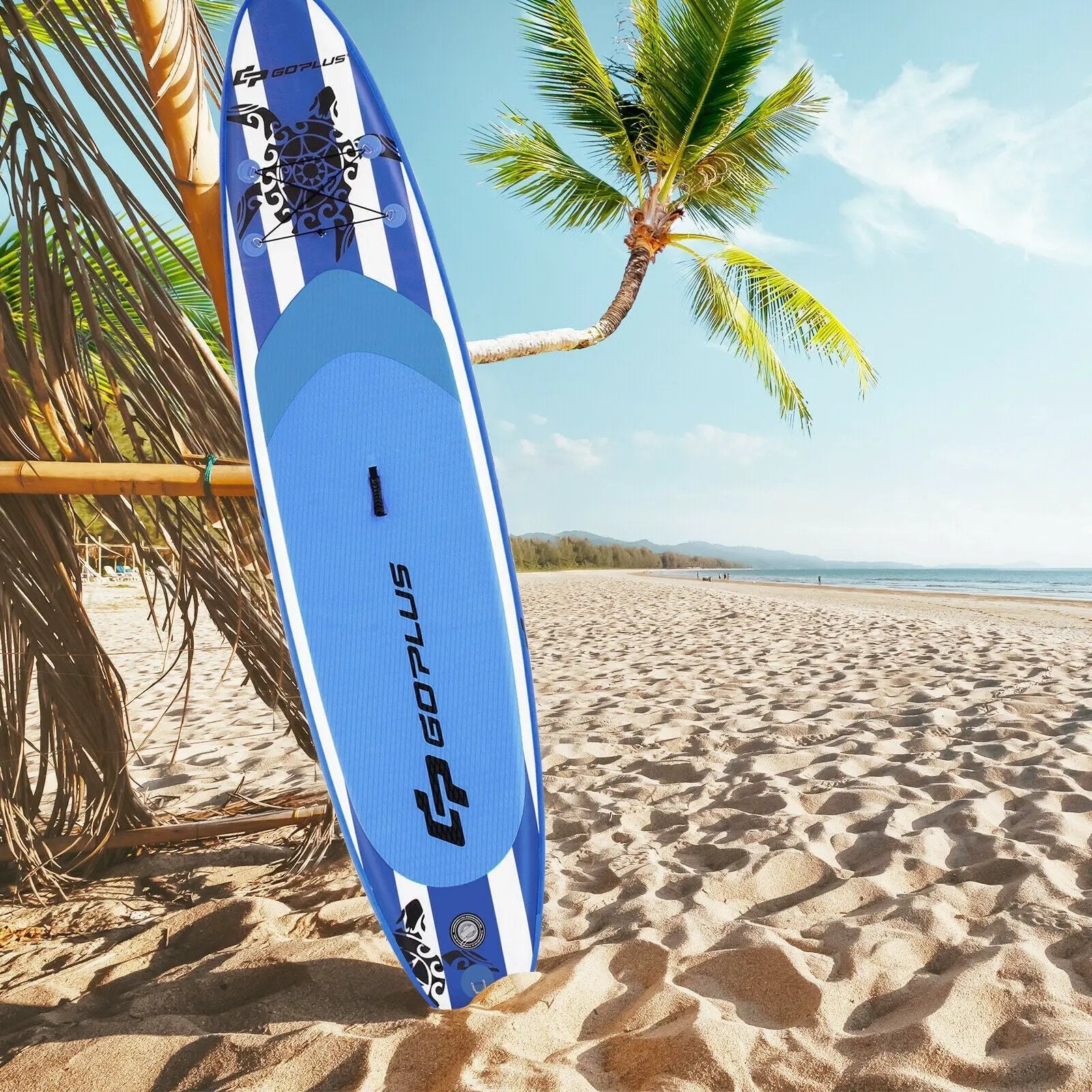 10.6 Feet Inflatable Paddle Board with Carry Bag by DirectDeals