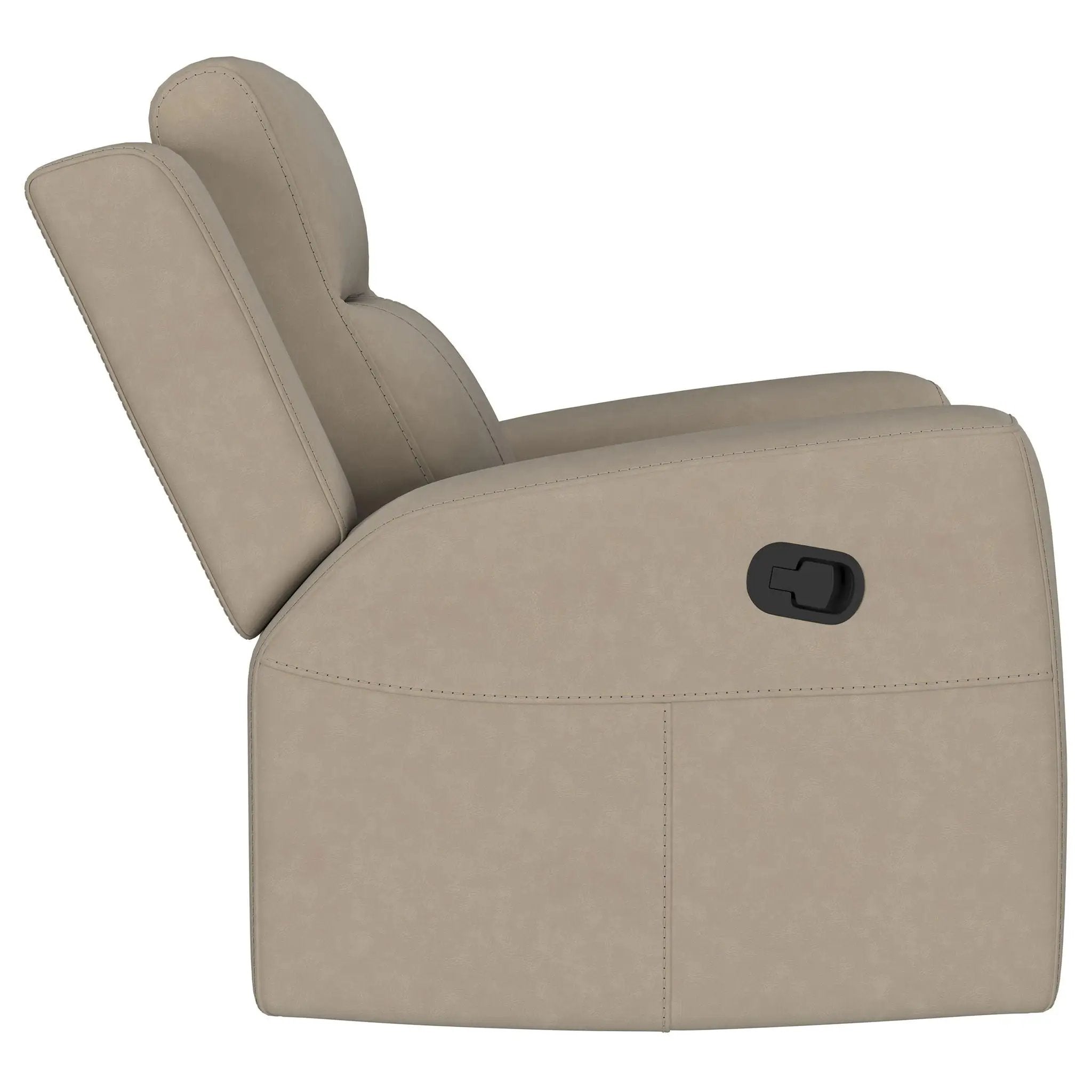 Slater - Upholstered Recliner Chair With Manual Recline - Taupe by Unique Piece Furniture