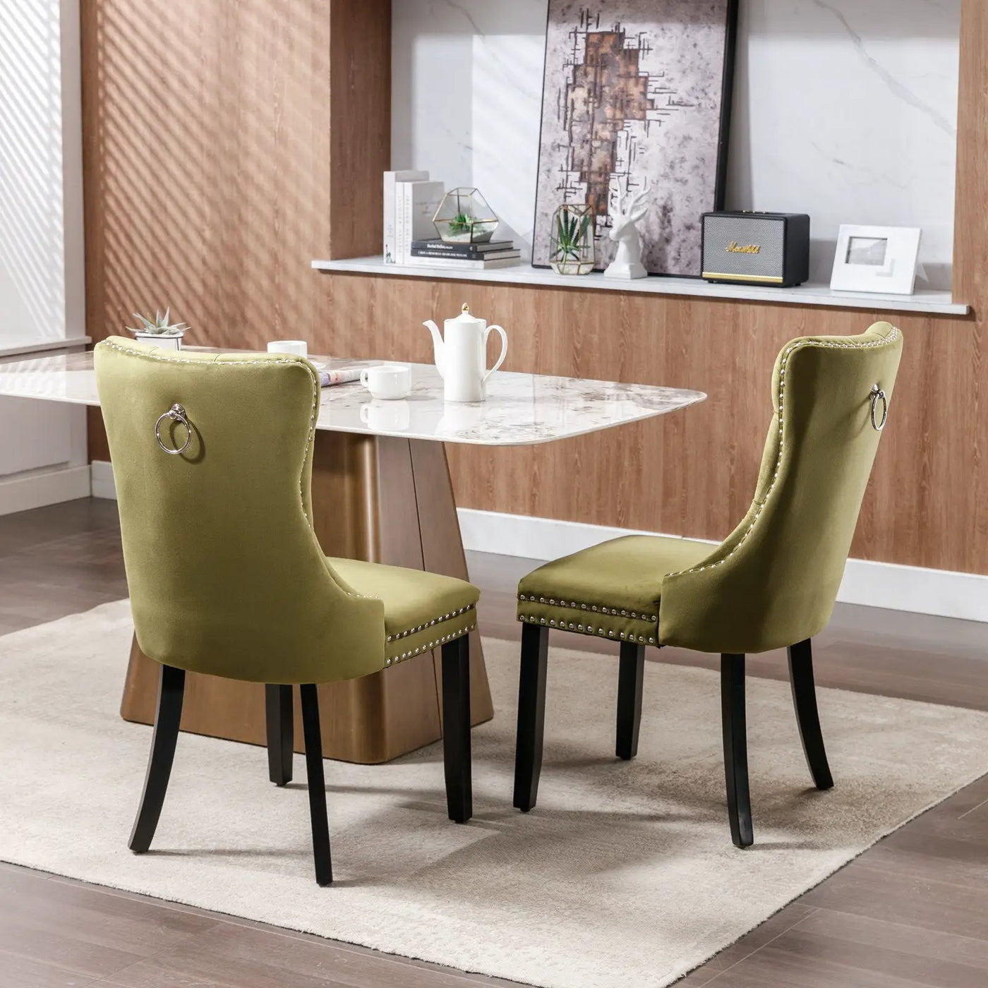 Nikki - High-End Tufted Dining Chair (Set of 2) by HouseOfZazla