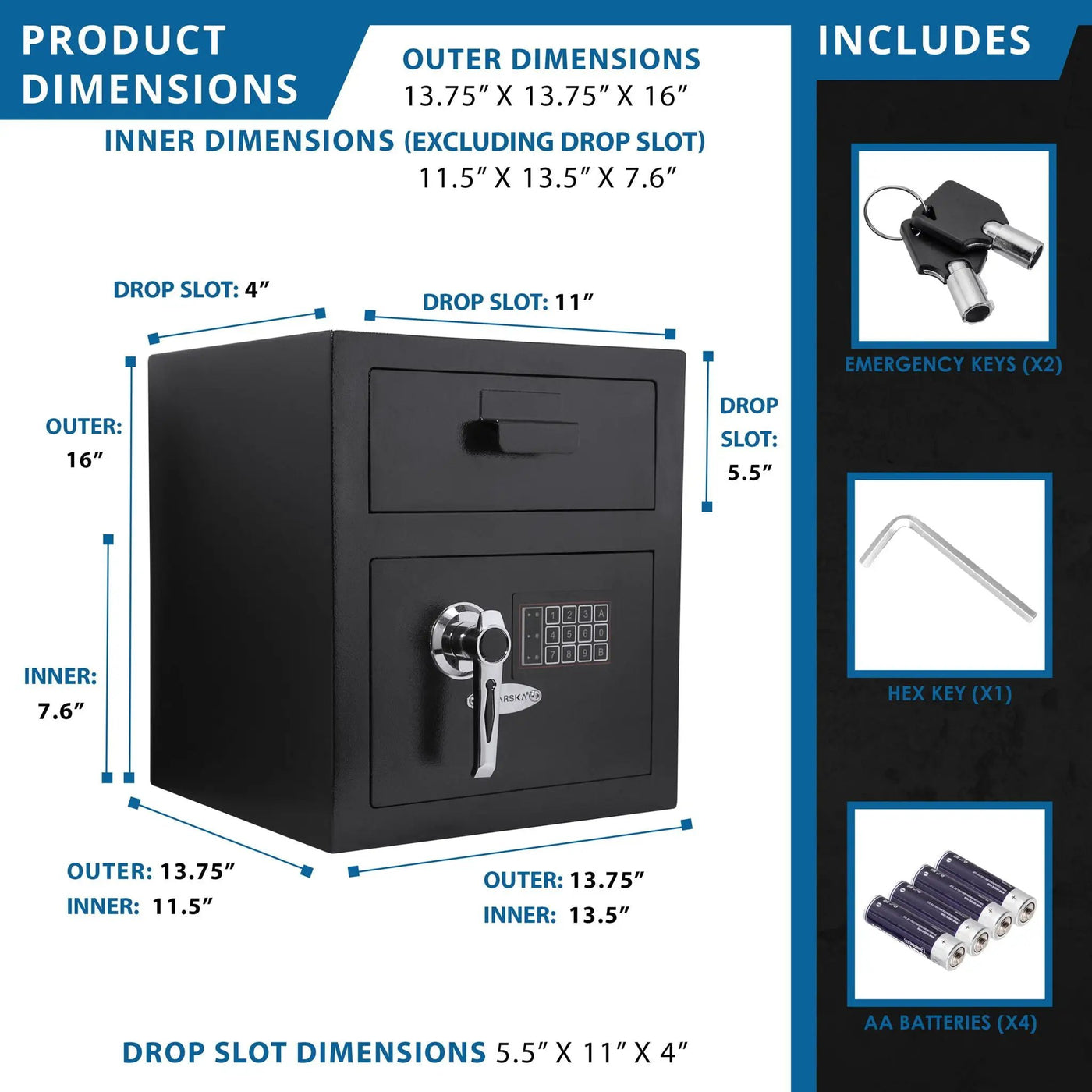 Durable Keypad Depository Safe by HouseOfZazla