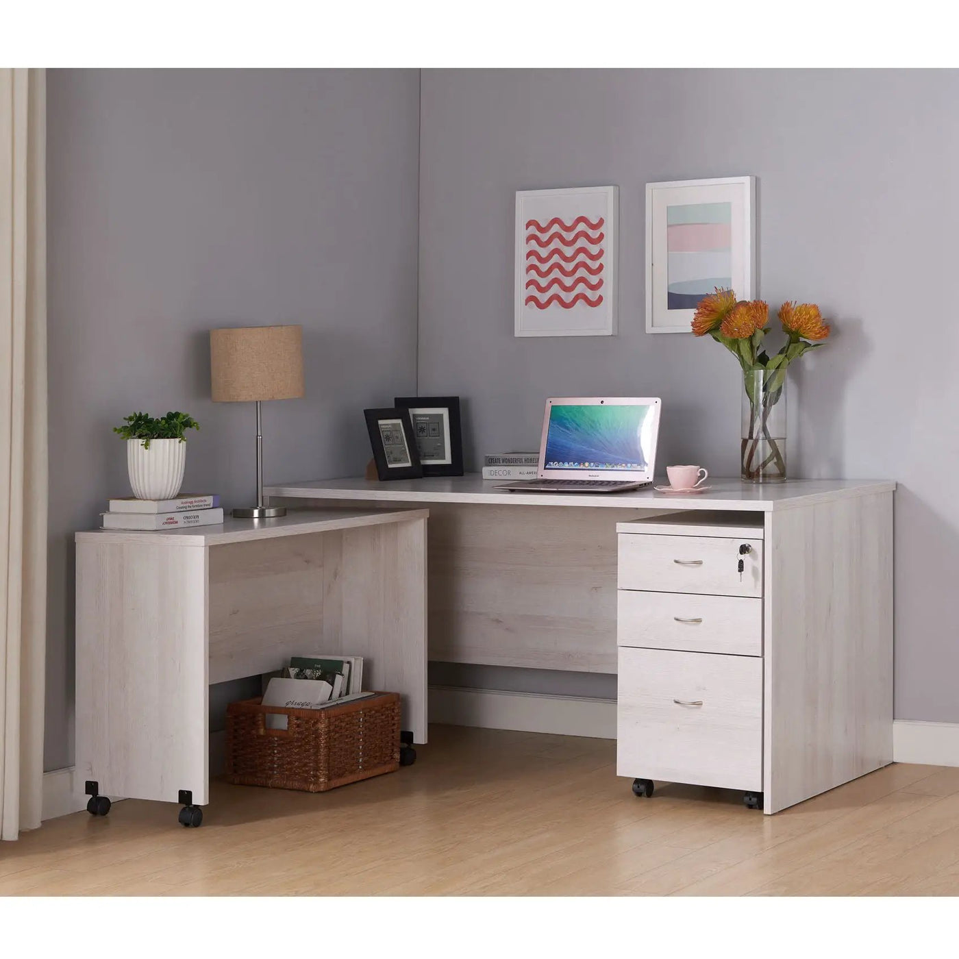 Printer Mobile Stand, Computer Desk, Home Office Desk by HouseOfZazla