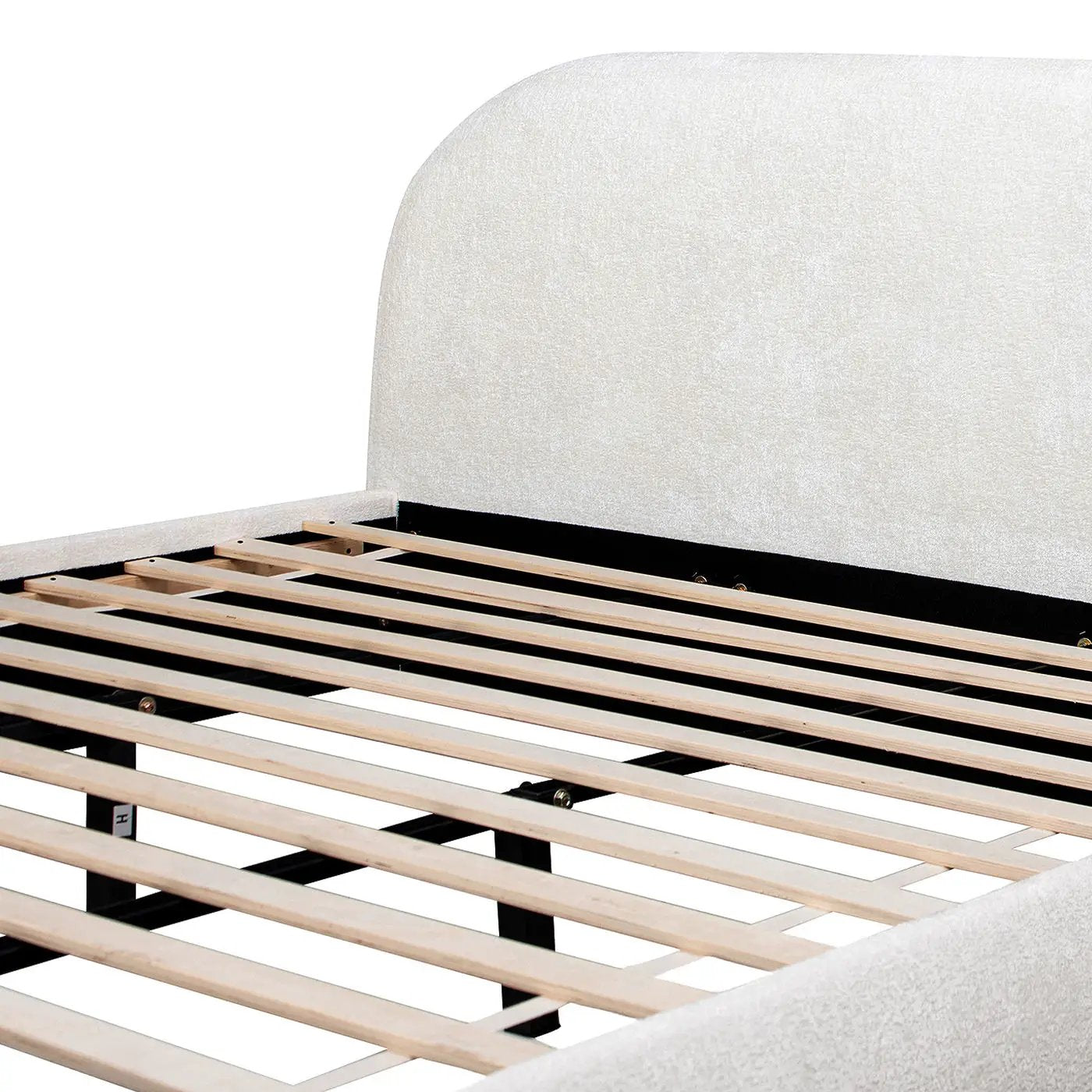 Archie Puffy Grounded - Upholstered Platform Bed by HouseOfZazla
