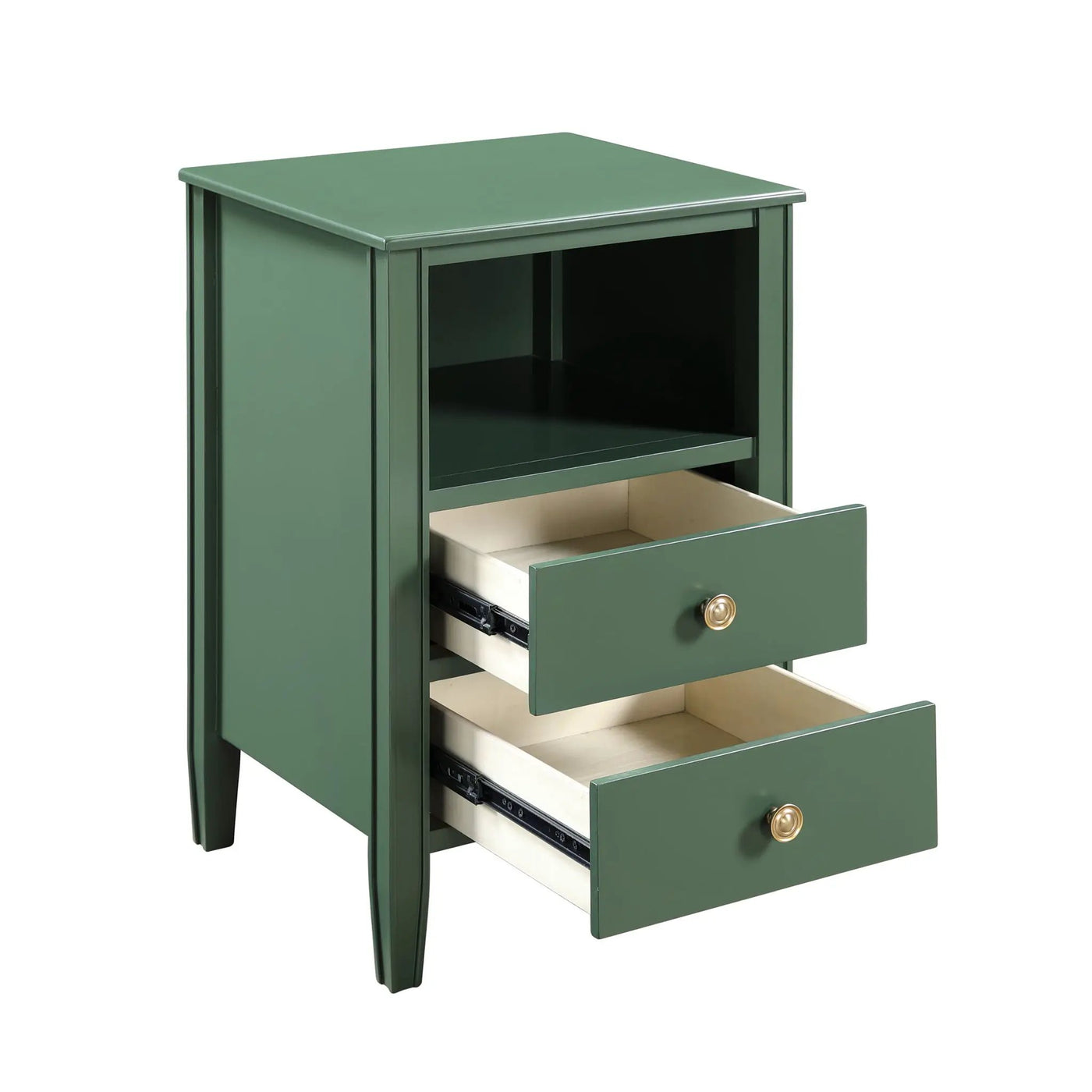 Winston - 2 Drawer Storage Nightstand by HouseOfZazla