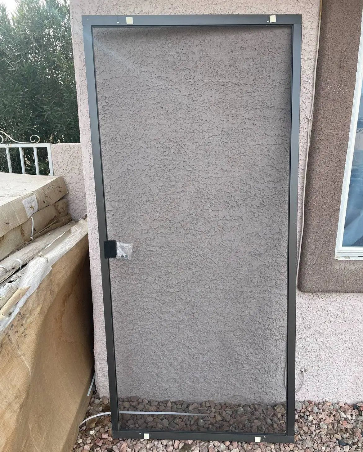 Ritescreen Adjustable Patio Screen Door' Bronze' 36X78 DELIVERY LAS VEGAS ONLY by Selzalot