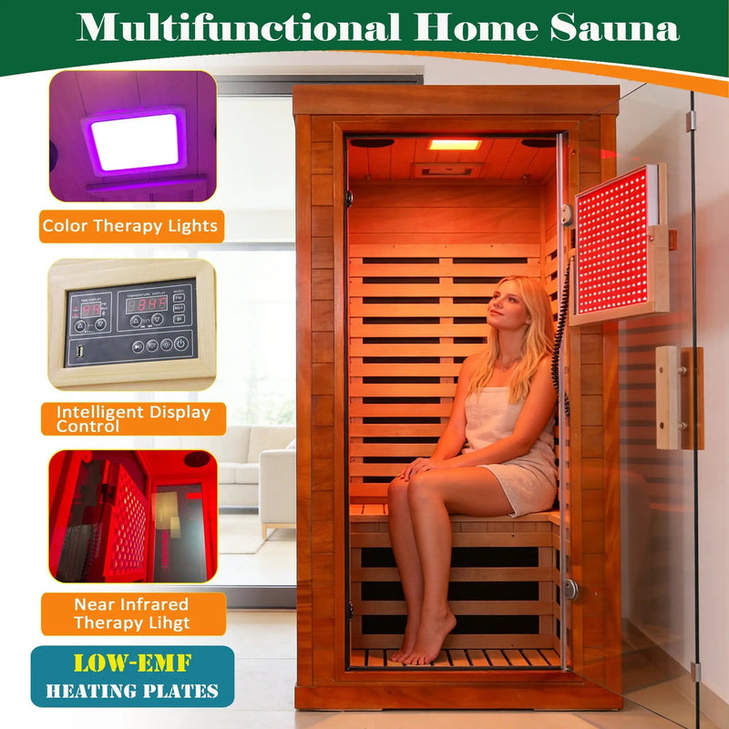 Single Person Infrared Sauna by HouseOfZazla