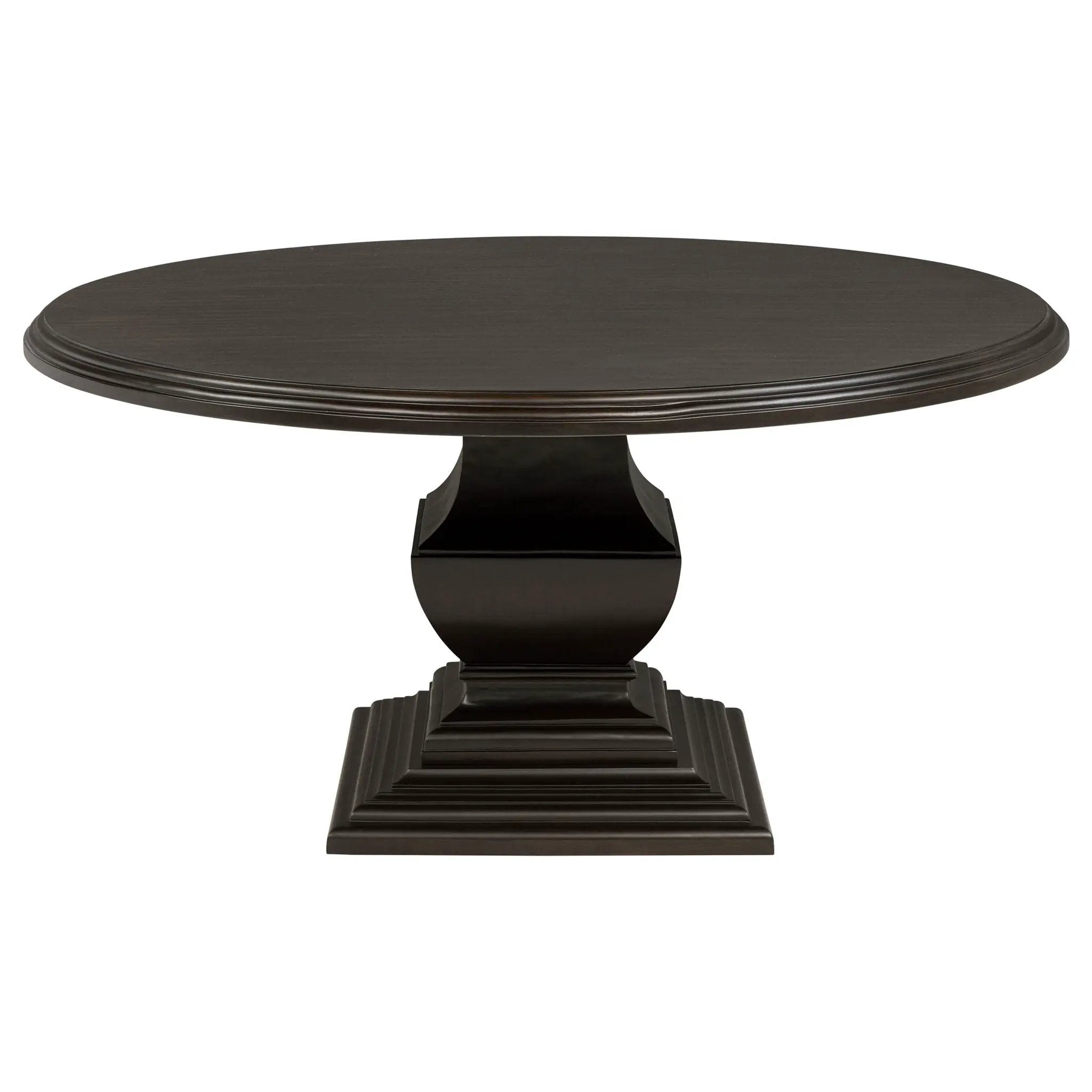 Twyla 60-inch Round Wood Dining Room Table Dark Cocoa by Unique Piece Furniture