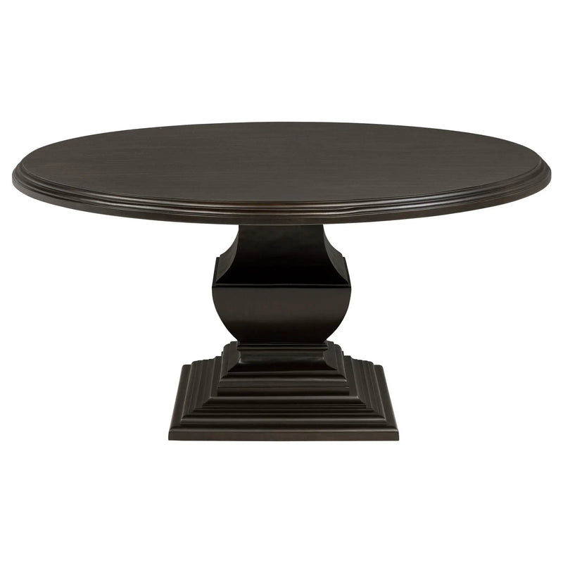 Twyla 60-inch Round Wood Dining Room Table Dark Cocoa by Unique Piece Furniture