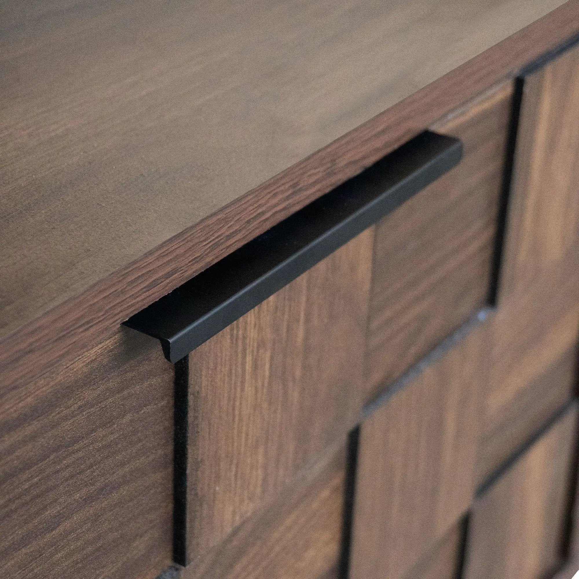 78" TV Stand With Storage Cabinets For Living Room - Walnut by HouseOfZazla