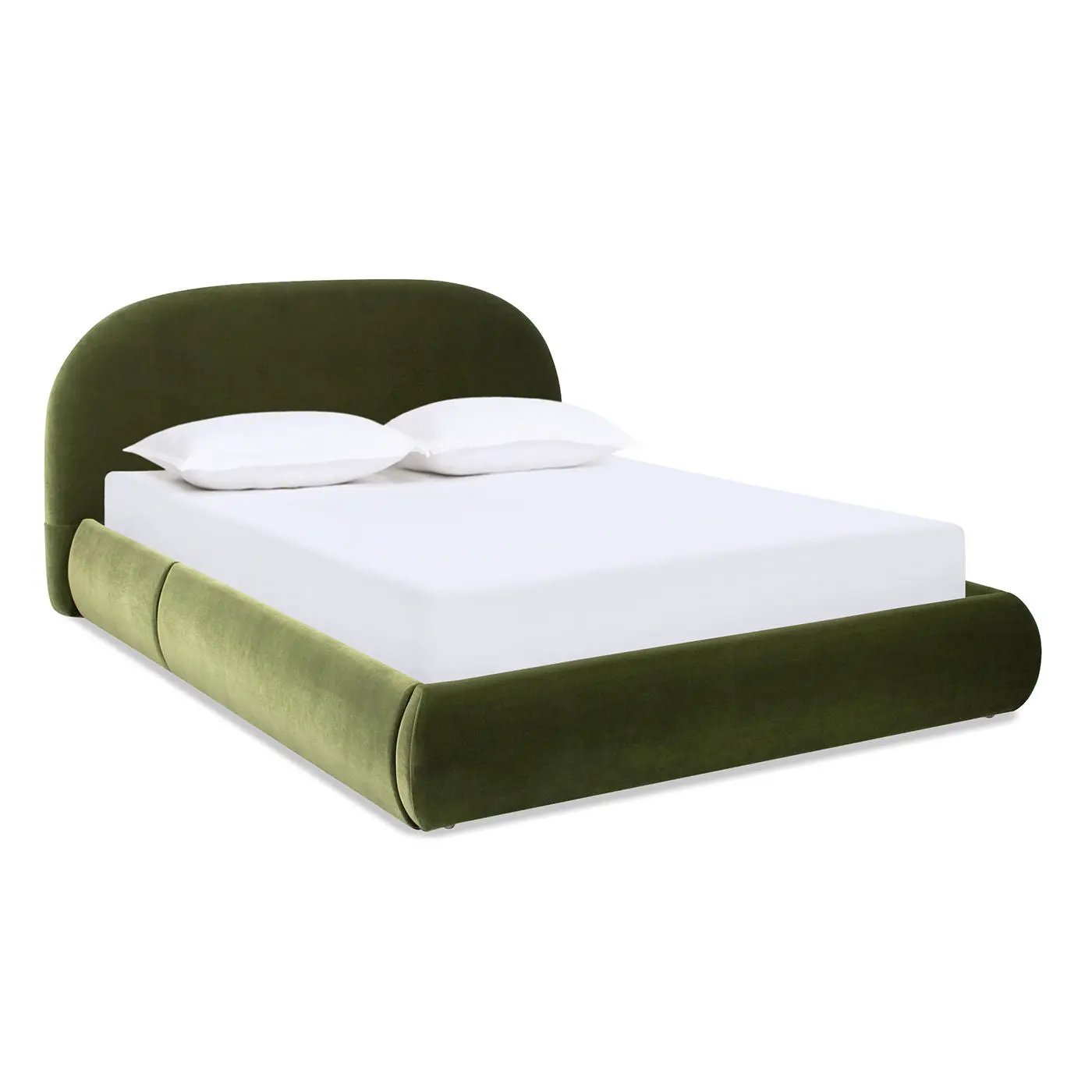 Archie Puffy Grounded - Upholstered Platform Bed by Unique Piece Furniture
