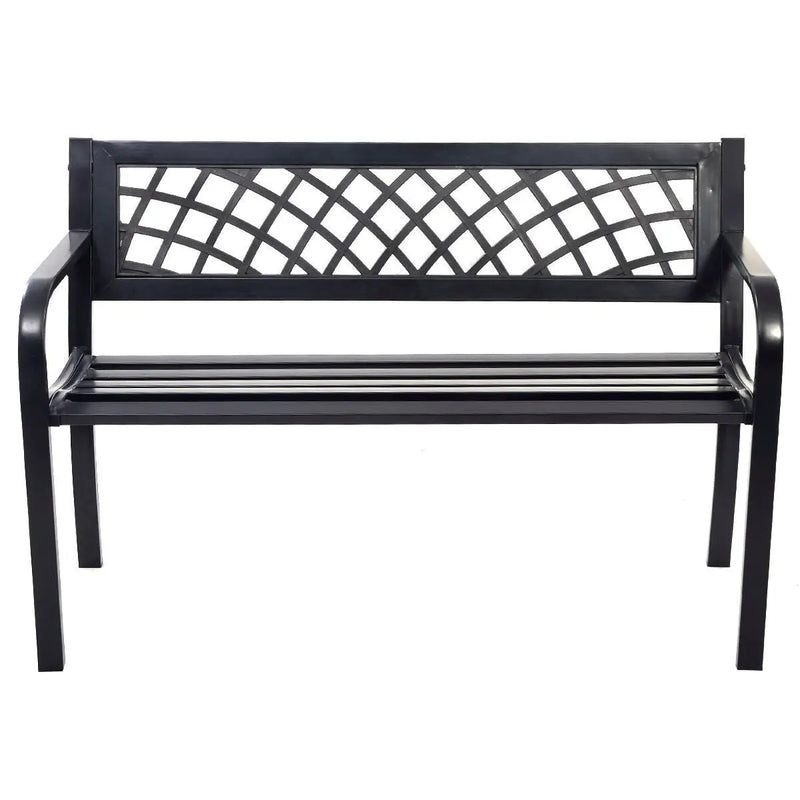 Bench Deck with Steel Frame for outdoor by DirectDeals