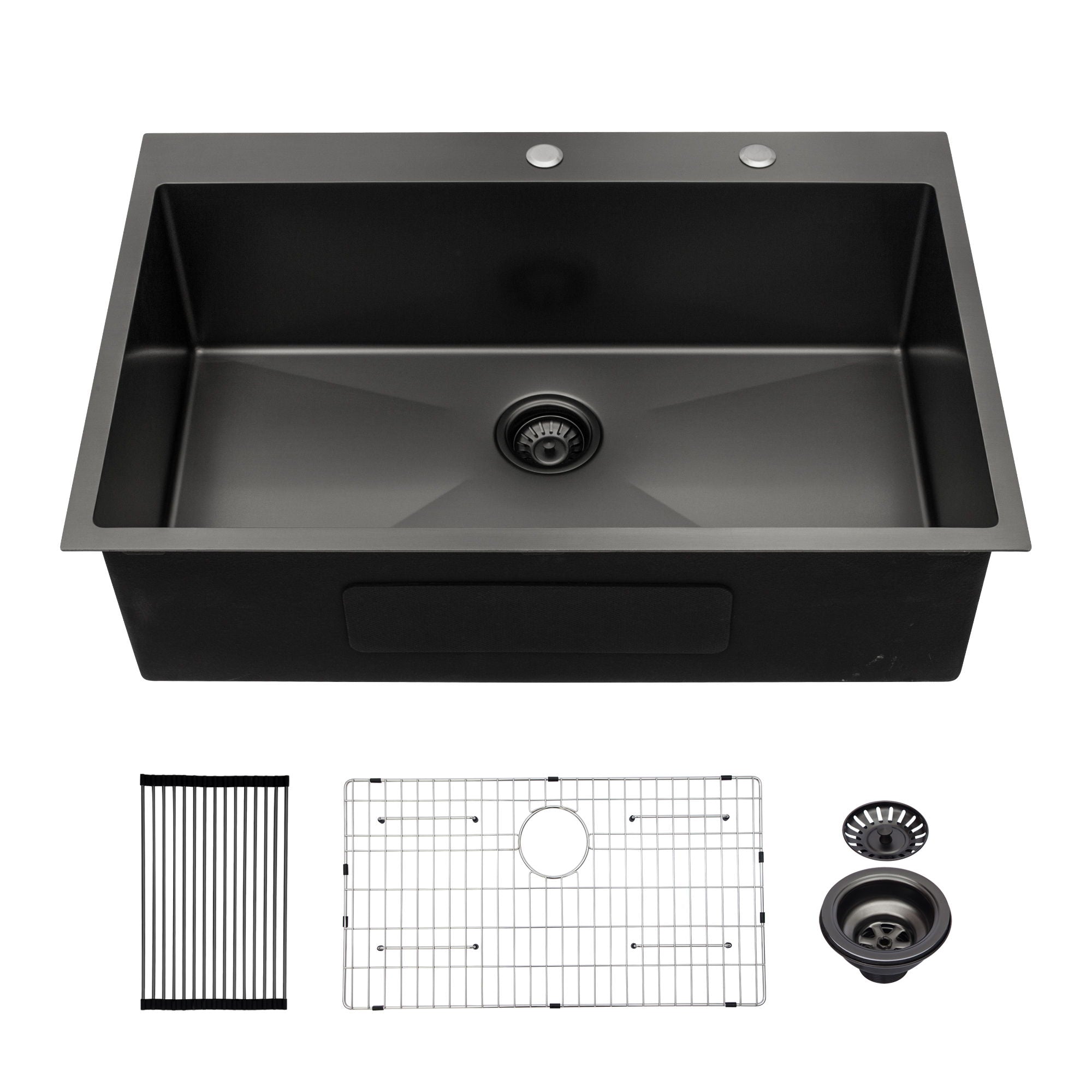 Topmount Kitchen Sink 16 Gauge, Single Bowl by HouseOfZazla