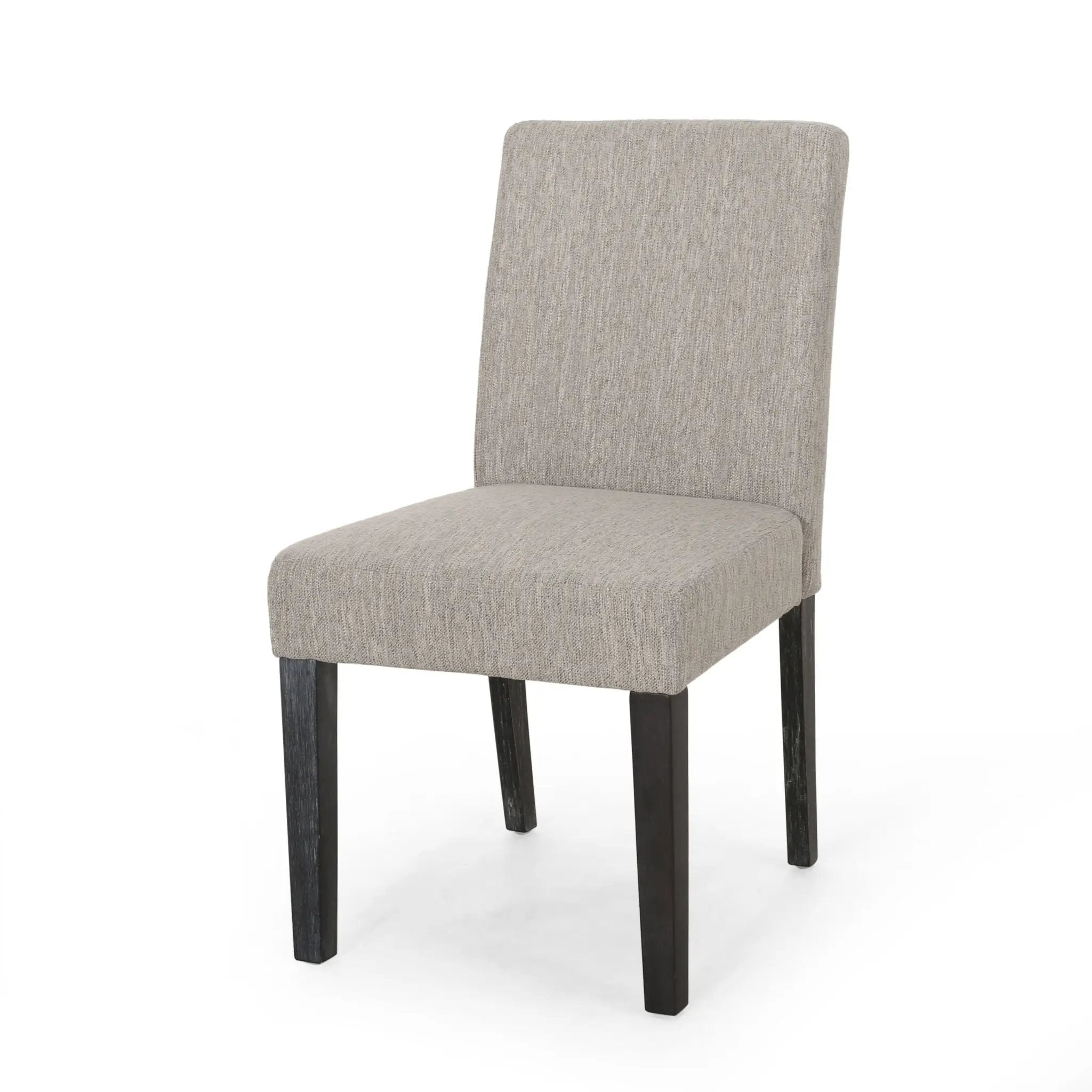 Contemporary Dining Chair with Upholstered Seating and Tapered Legs by HouseOfZazla