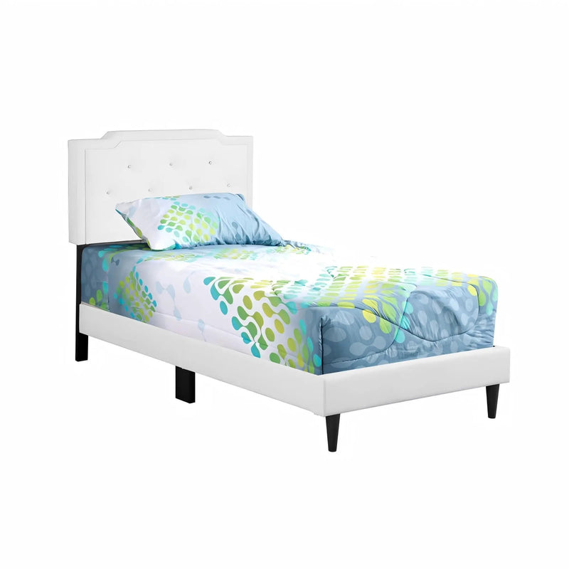 Button Tufted Bed Charming For Cozy Spaces by Unique Piece Furniture
