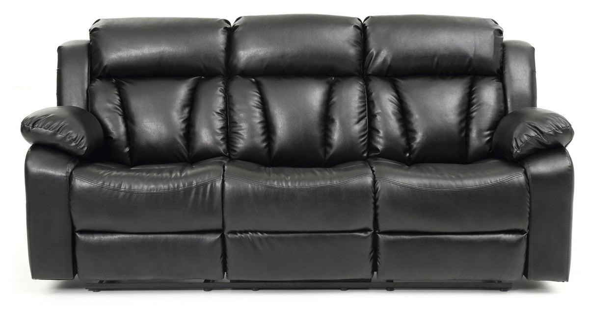 Elegant Reclining Sofa with Sturdy Construction - White, Black, Dark Brown, photo 7 of 18