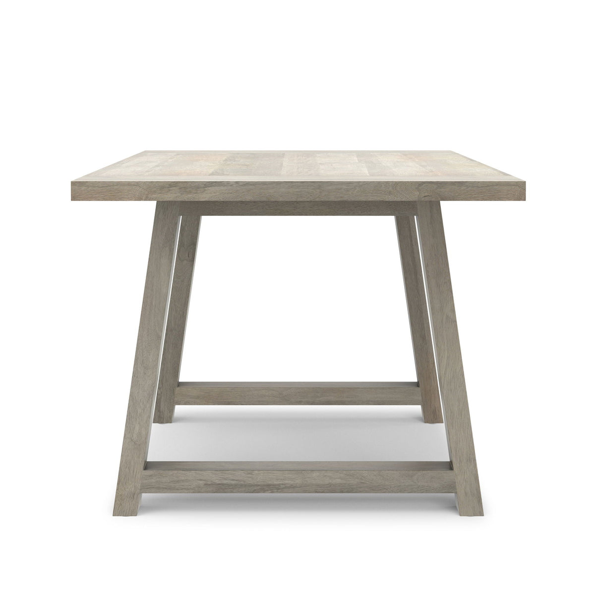 Whitley Dining Table with Sturdy Trestle Base - Light Brown, Dark Gray, White, Black, photo 7 of 40