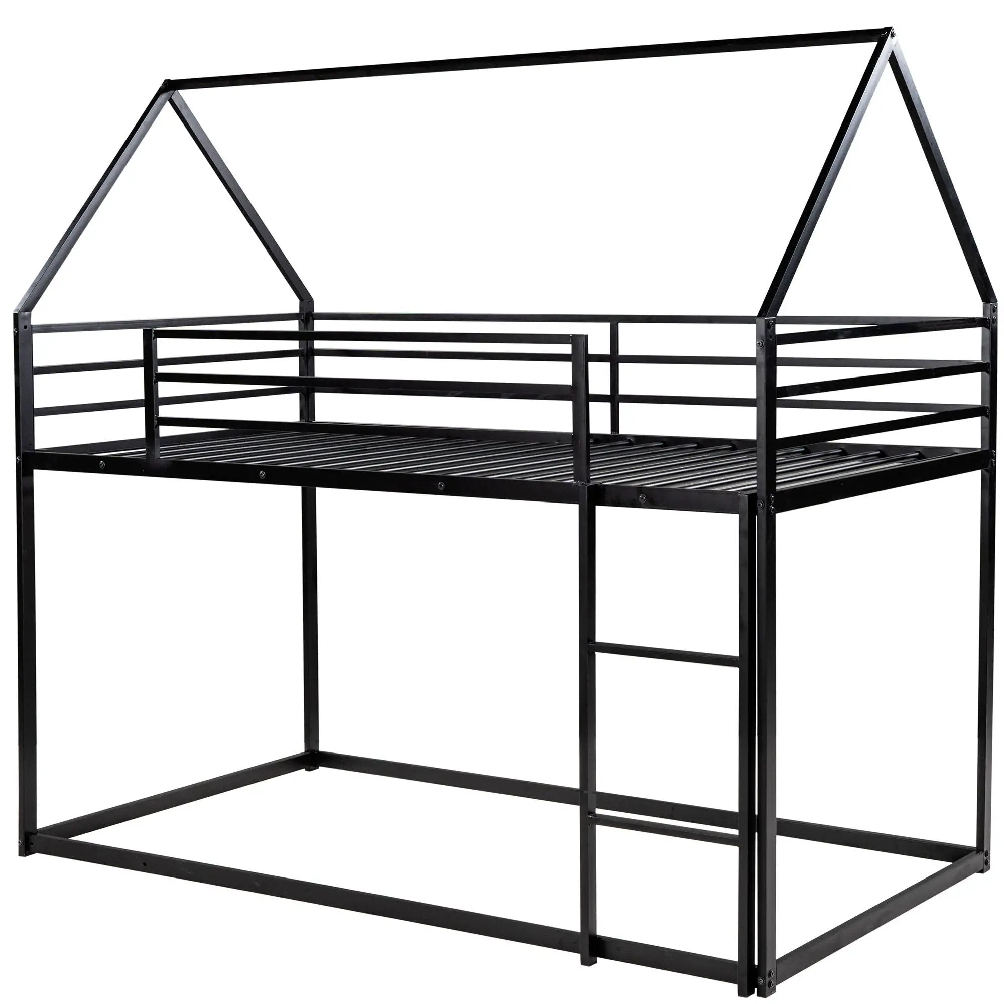 House Bunk Bed With Built In Ladder by HouseOfZazla