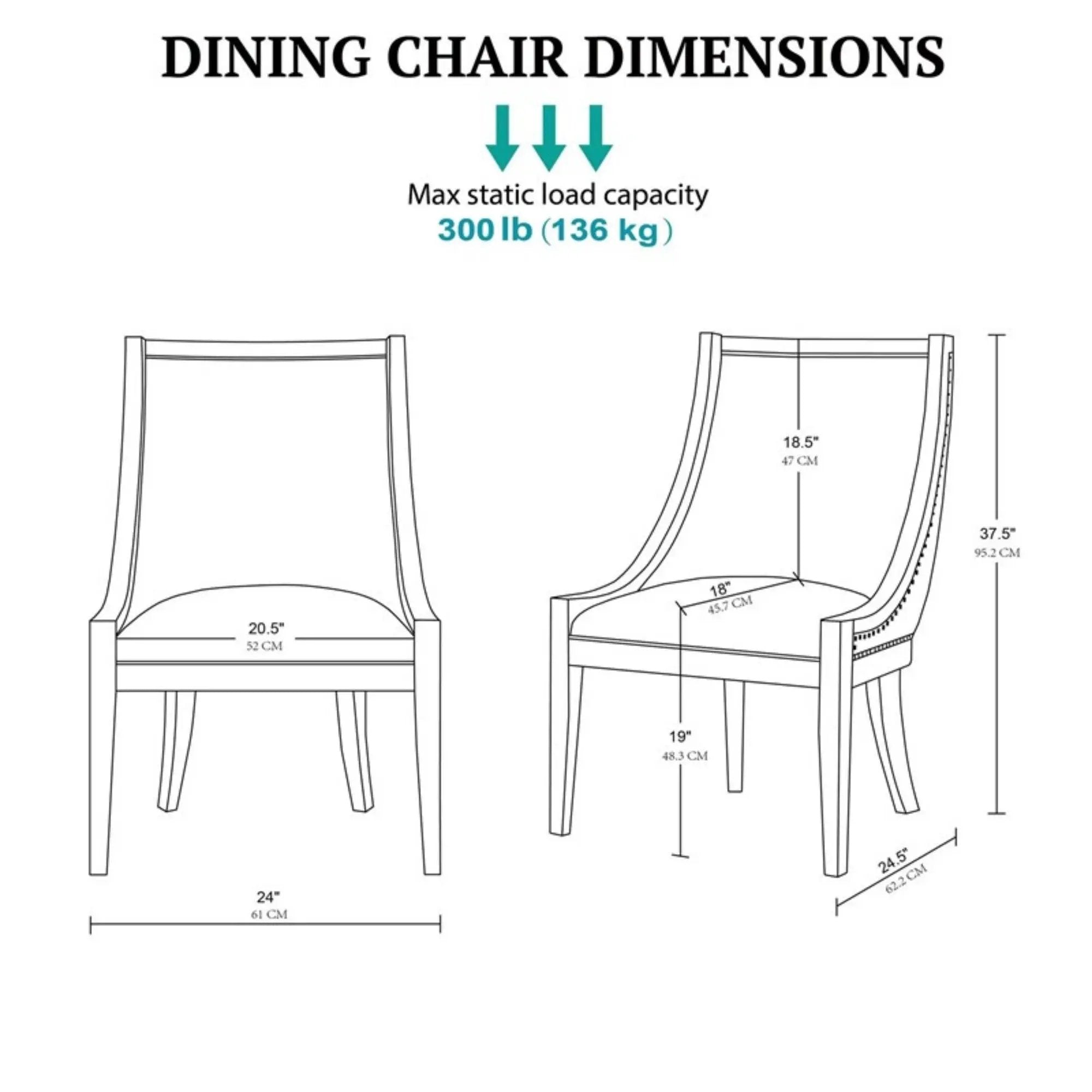 Upholstered Dining Chair With Nailhead Trim by HouseOfZazla