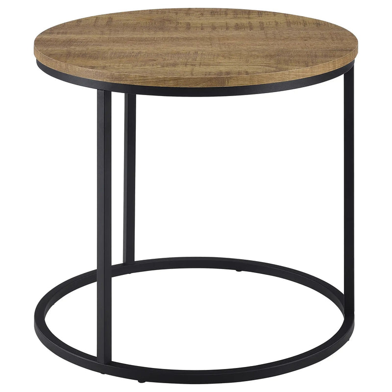 Lainey Round Occasional Side End Table Mango by Unique Piece Furniture