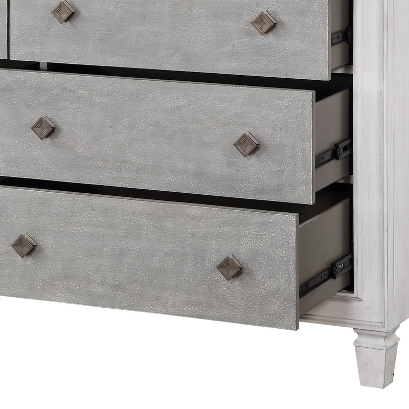 Katia - Weathered Dresser - White by Unique Piece Furniture