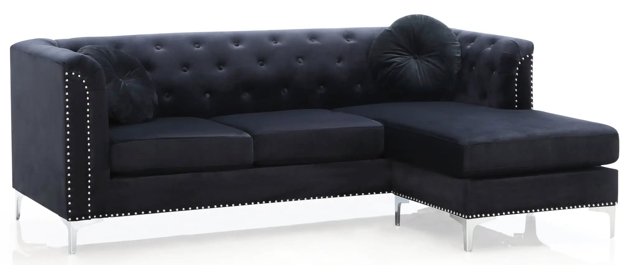 Pompano - Micro Suede Sofa Chaise by Unique Piece Furniture