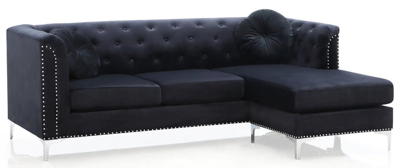 Pompano - Micro Suede Sofa Chaise by Unique Piece Furniture