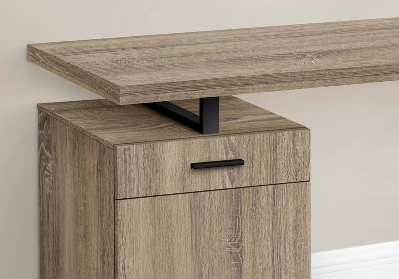 Computer Desk, Home Office, Laptop, Left, Right Set-Up, Storage Drawers, Work, Contemporary, Modern by Unique Piece Furniture