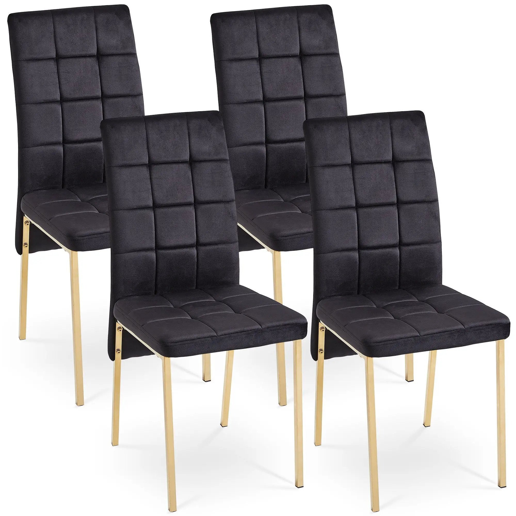 High Back Nordic Dining Chair Modern Chair With Color Legs by HouseOfZazla