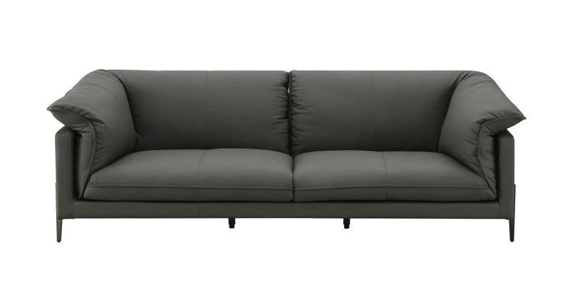 Tadi - Top Grain Leather Sofa - Black by HouseOfZazla