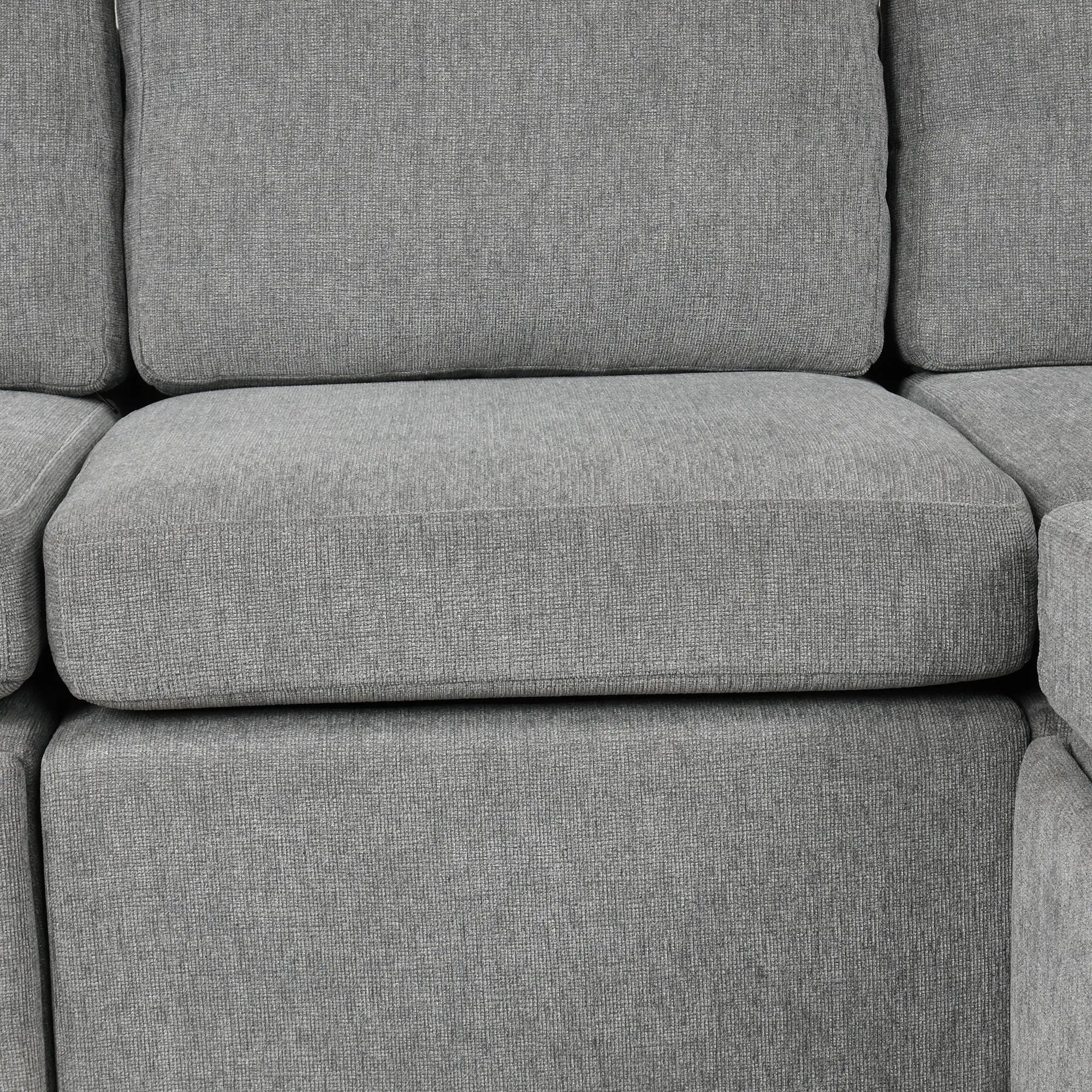 Convertible U-Shaped Sectional Sofa With Pull-Out Bed