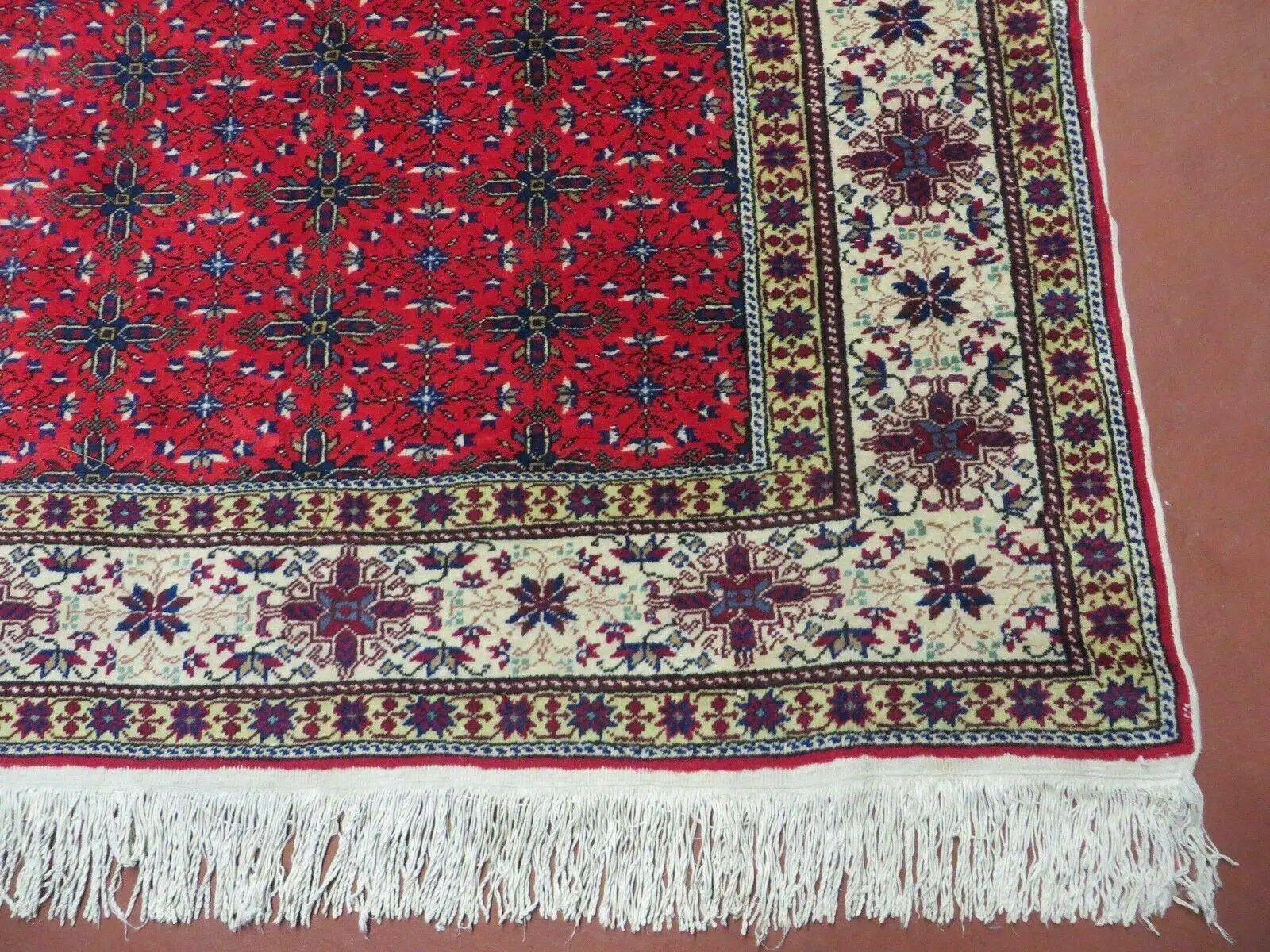 6' X 10' Vintage Handmade Turkish Sevas Kayseri Wool Rug Carpet Nice by Jewel Rugs