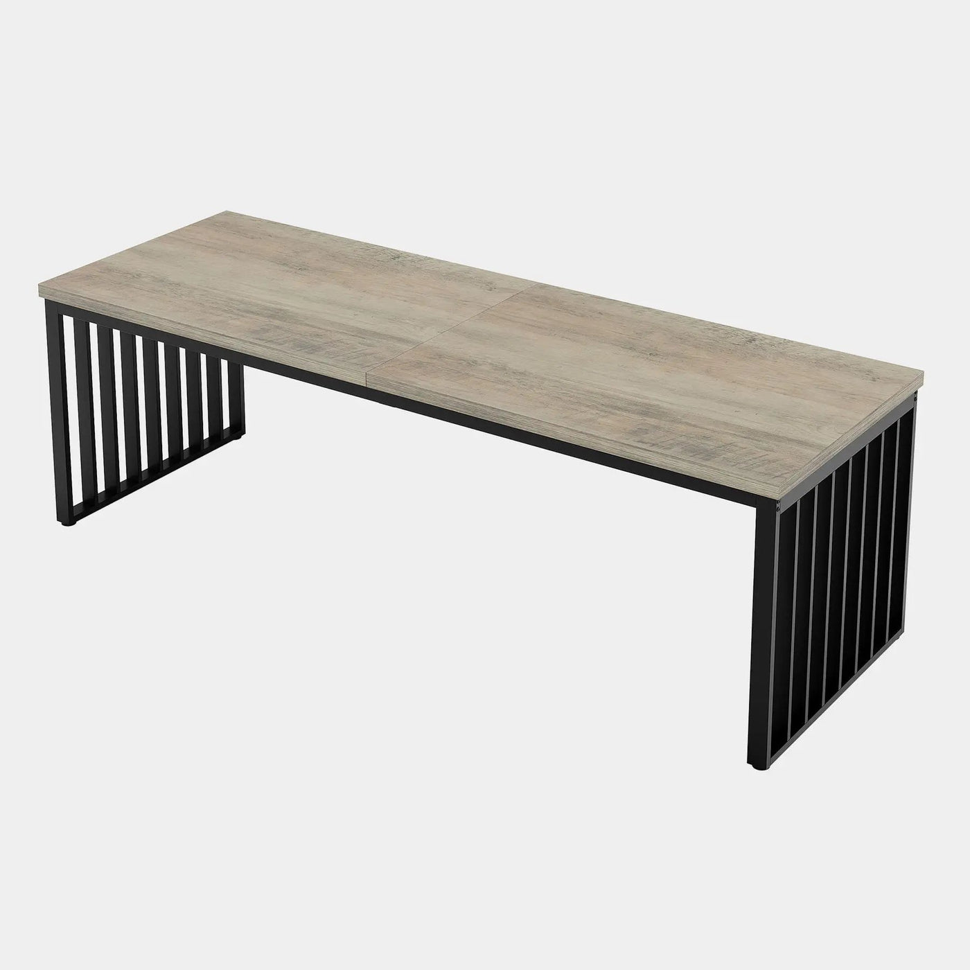 Double Computer Desk For 2 Person, Extra Long Workstation by HouseOfZazla