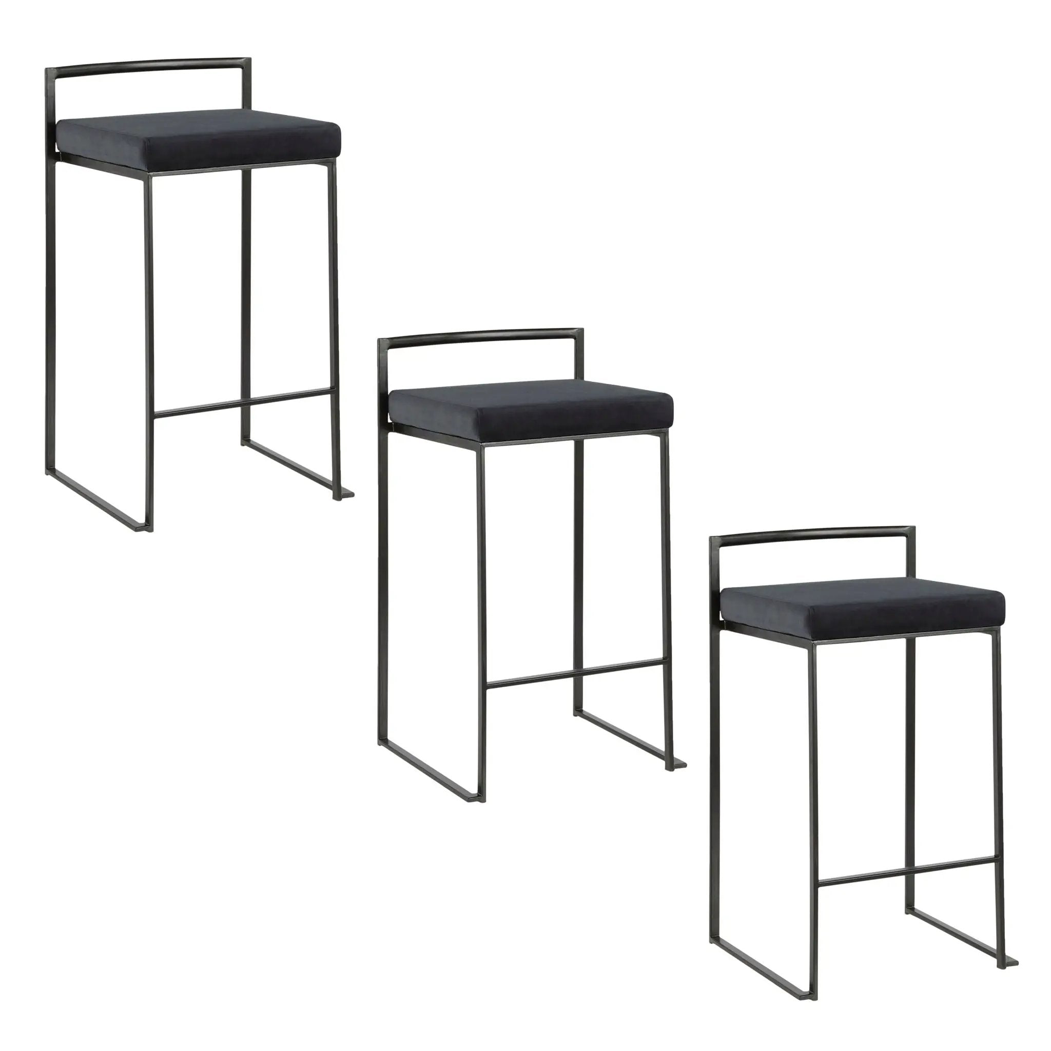 Fuji - Contemporary Style Stackable Counter Stool by HouseOfZazla
