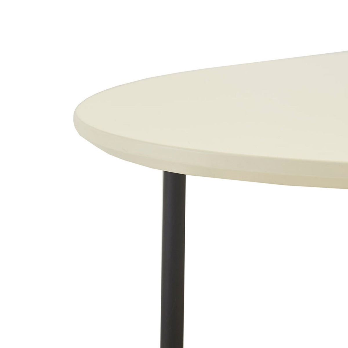 Oval Coffee Table with Storage Shelf - White / Natural, photo 2 of 7