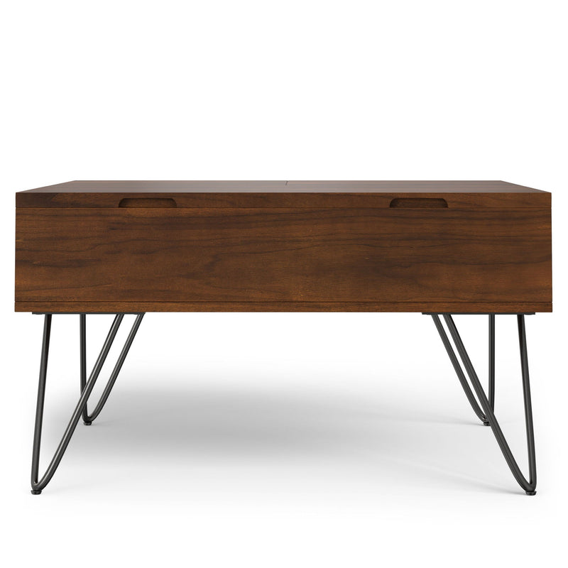Hunter - Square Lift Top Coffee Table - Walnut by HouseOfZazla