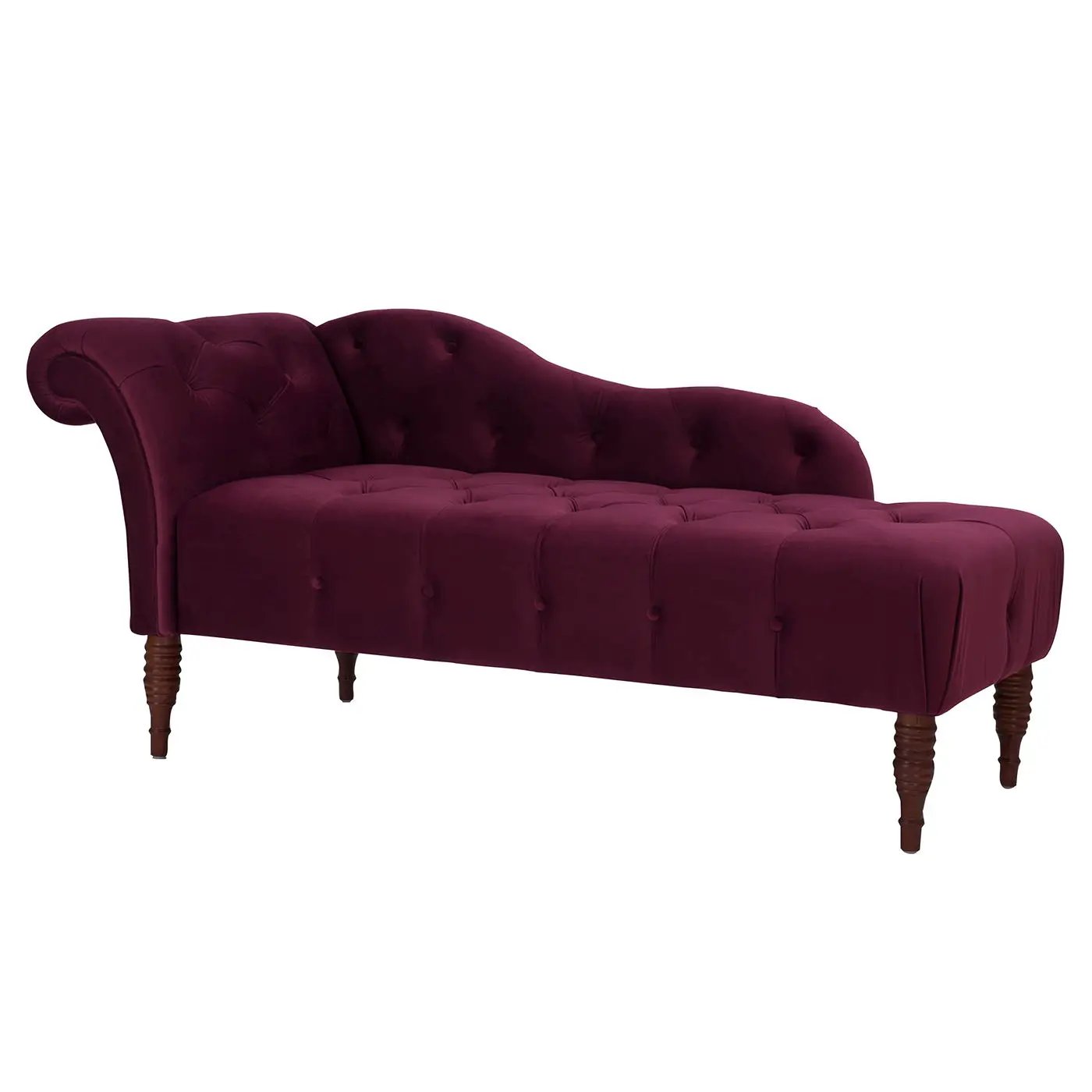 Samuel - Tufted Roll Arm Chaise Lounge by HouseOfZazla