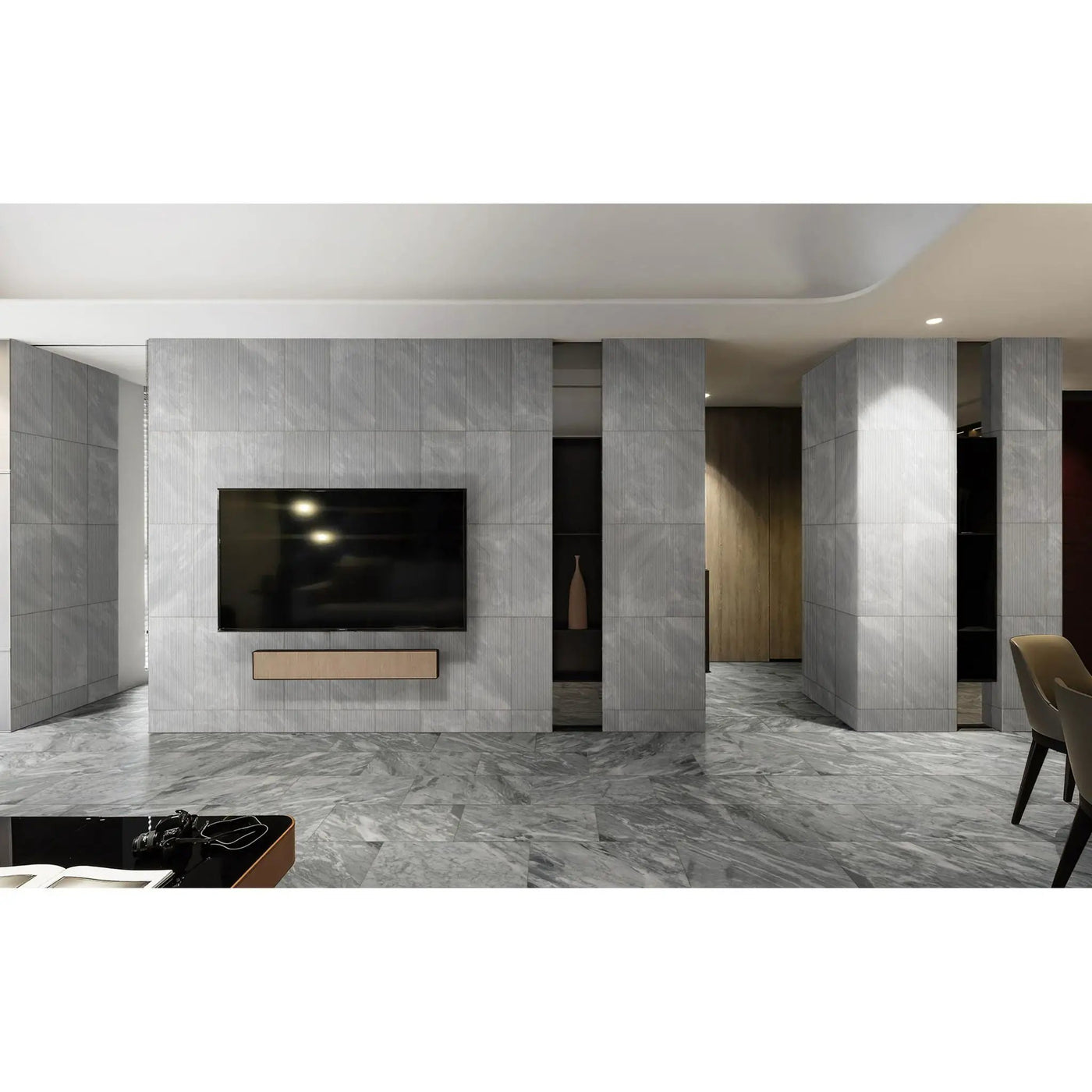 Natural Marble Polished Tile For Wall And Floor (Set of 4) by HouseOfZazla