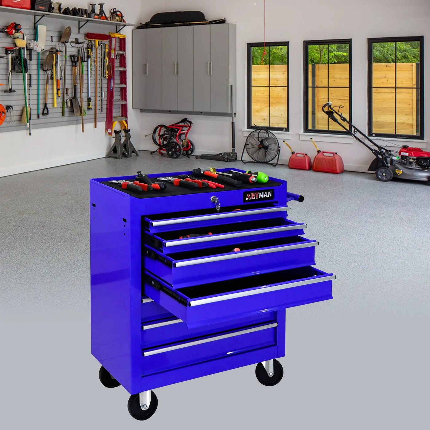 Multifunctional Tool Cart With Wheels And Drawers by HouseOfZazla