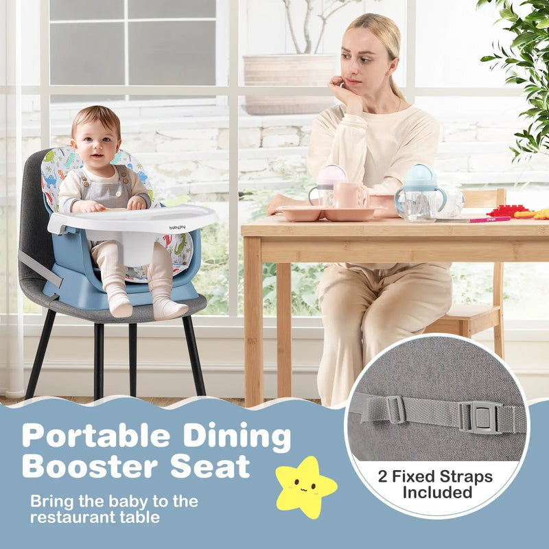 16-in-1 Baby High Chair with Activity Center and Booster Seat for Babies and Toddlers by DirectDeals