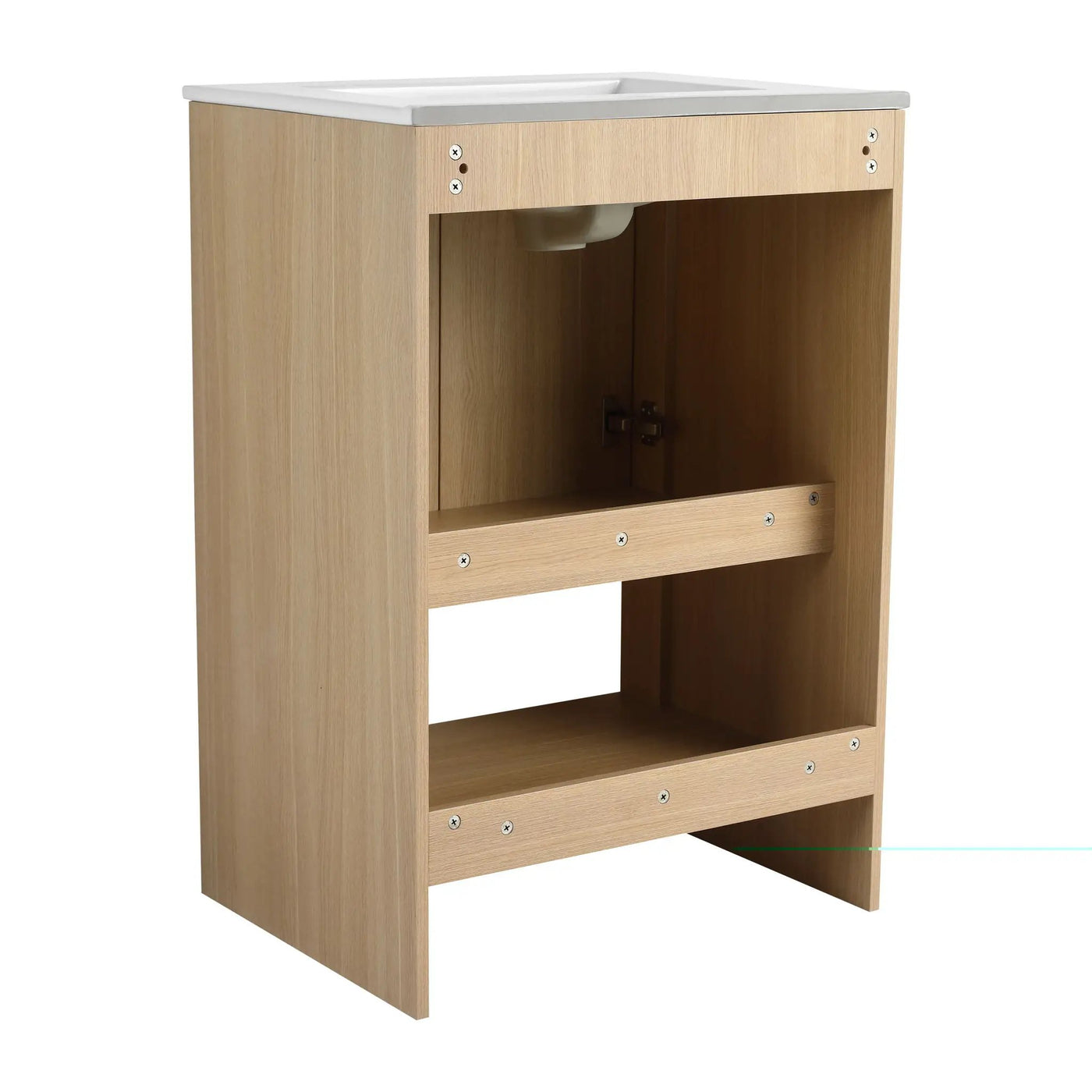 Modern Freestanding Bathroom Vanity With 2 Soft Closing Doors by HouseOfZazla