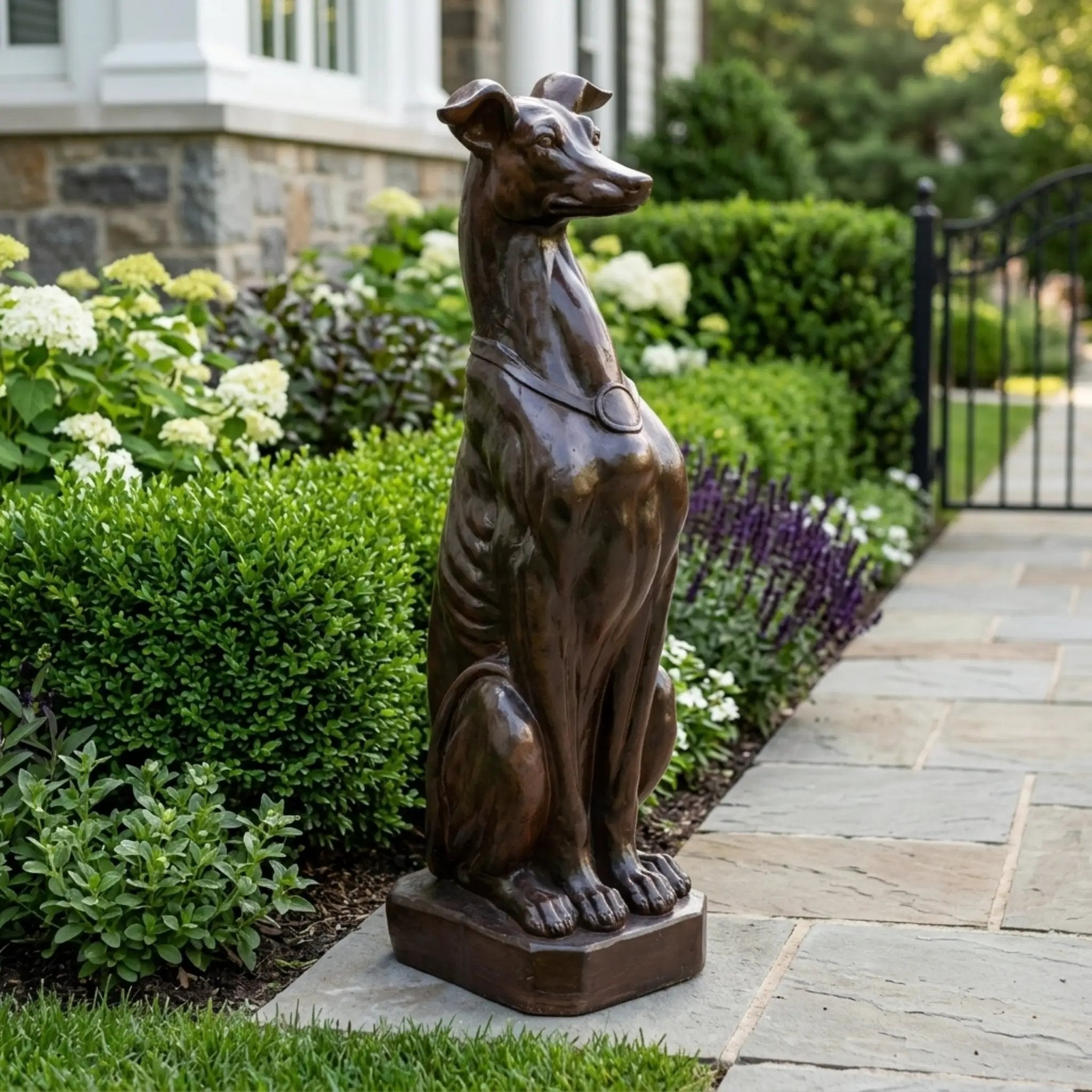 Greyhound Dog Statue by HouseOfZazla