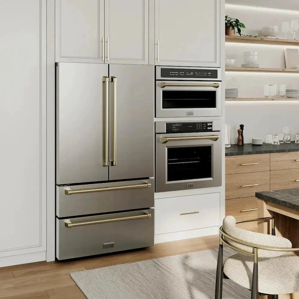 ZLINE 30” Convection Microwave, Stainless Steel, Gold MWOZ-30-G by Farmhouse Kitchen and Bath