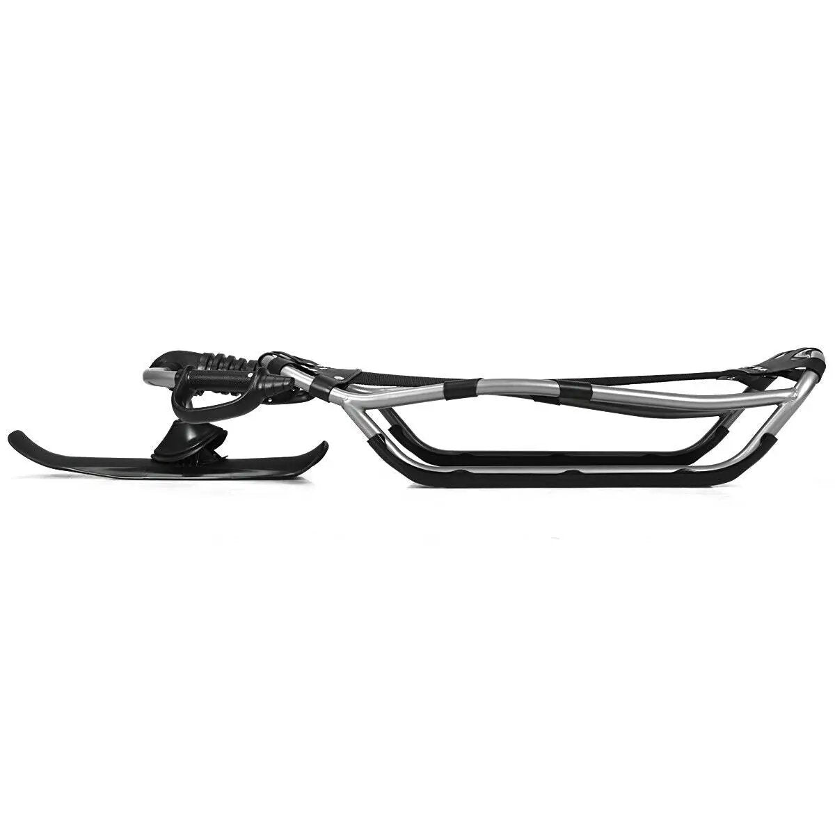 Snow Racer Sled with Textured Grip Handles and Mesh Seat by DirectDeals