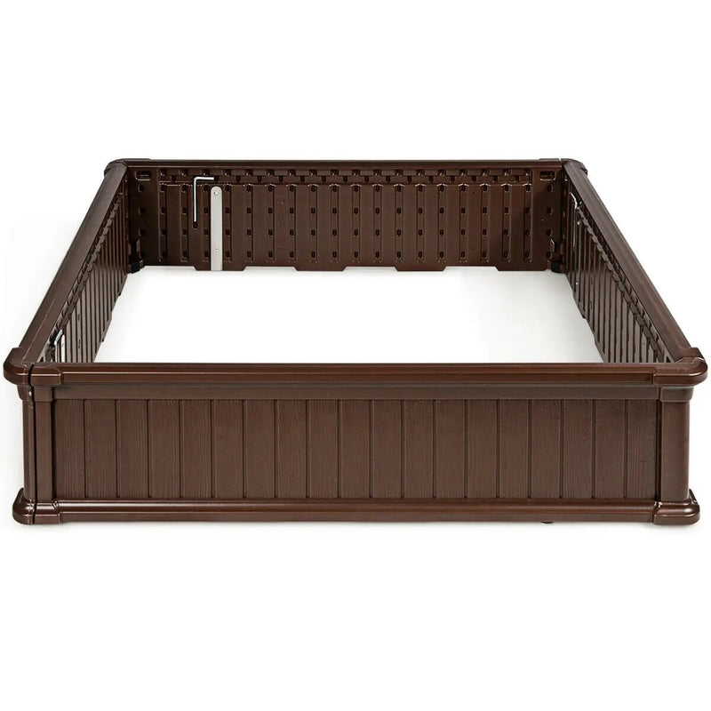 48 Inch Raised Garden Bed Planter for Flower Vegetables Patio by DirectDeals