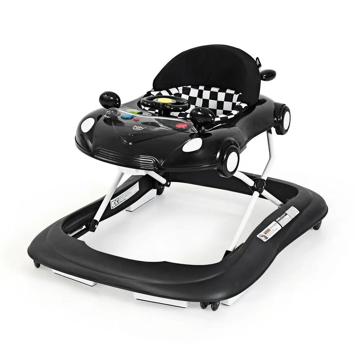 2-in-1 Foldable Baby Walker with Music Player and Lights by DirectDeals