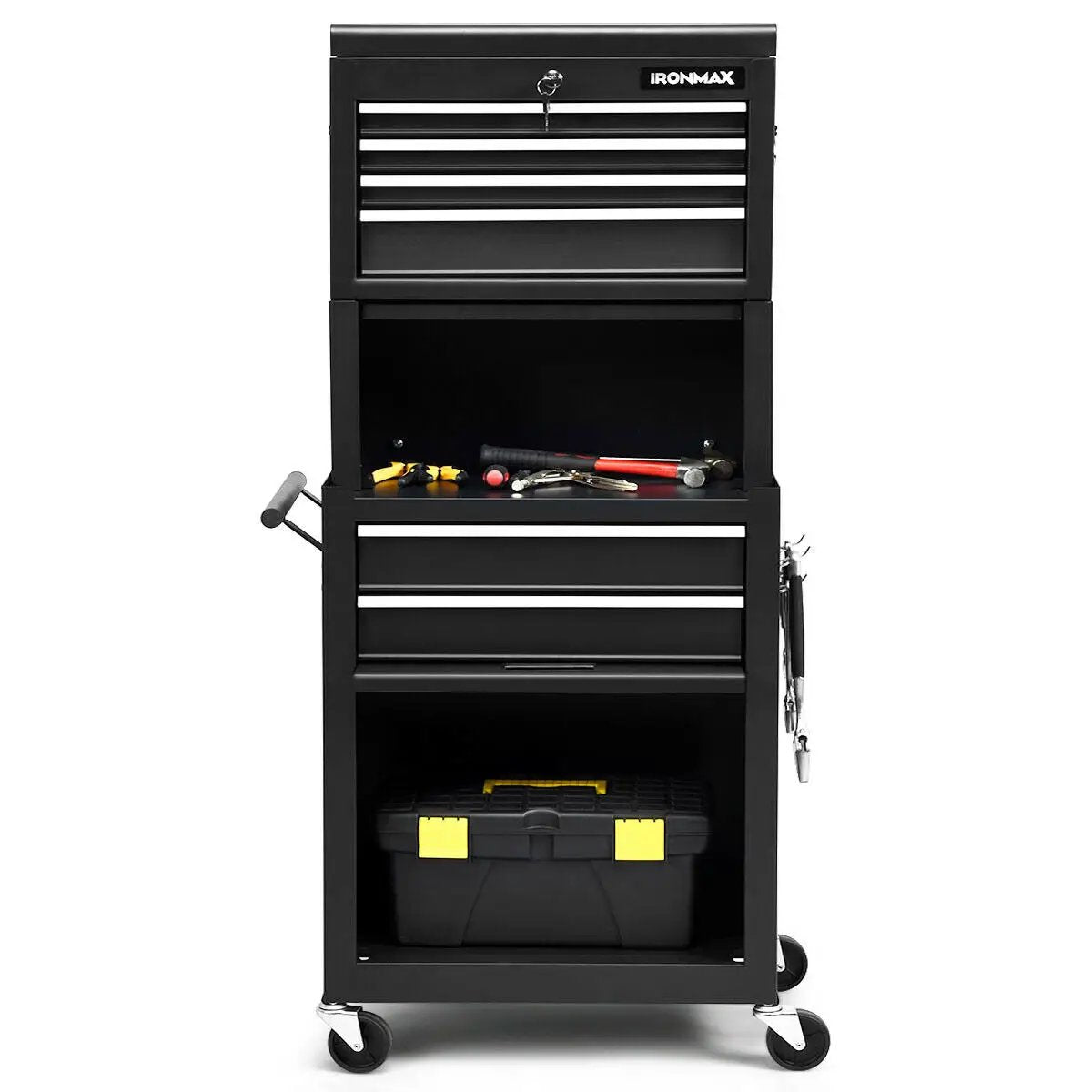 6-Drawer Tool Chest with Heightening Cabinet by DirectDeals