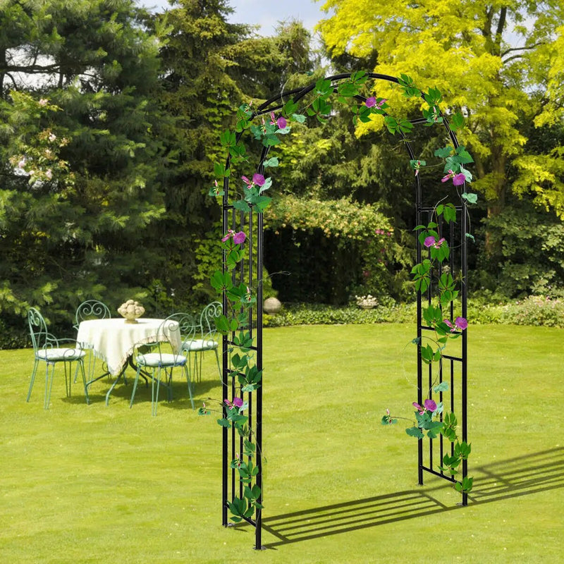 7.2 Feet Garden Decoration Climbing Plants Arch by DirectDeals